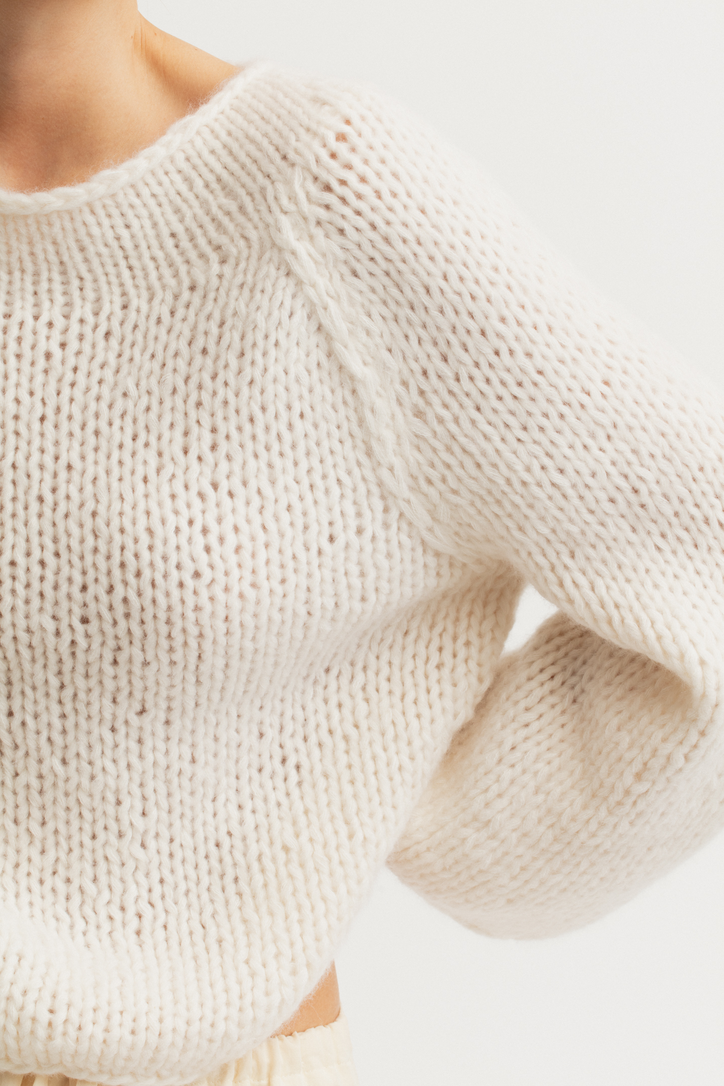 Cashmere-Baumwolle Pullover
