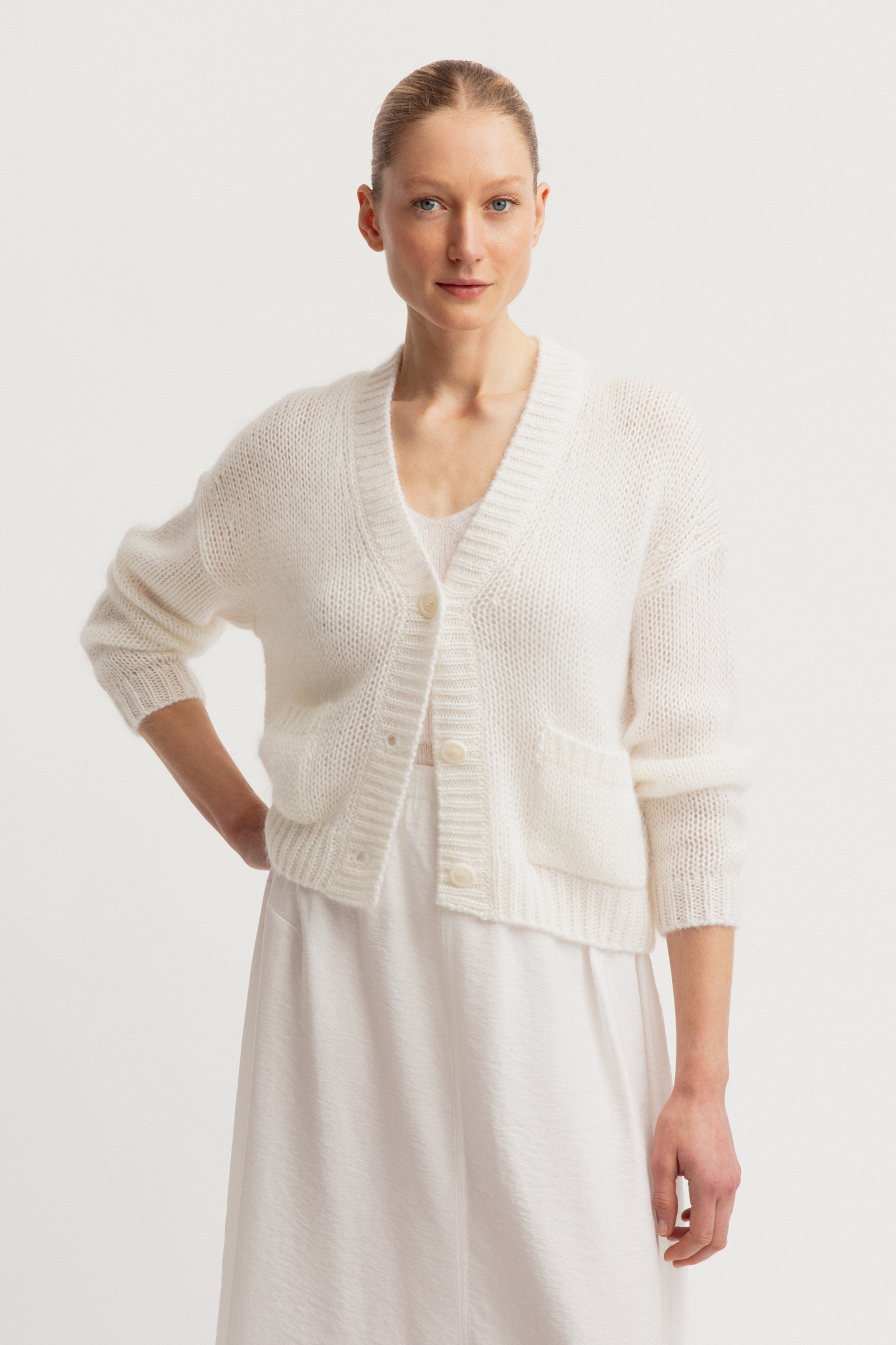 Mohair-Silk Cardigan