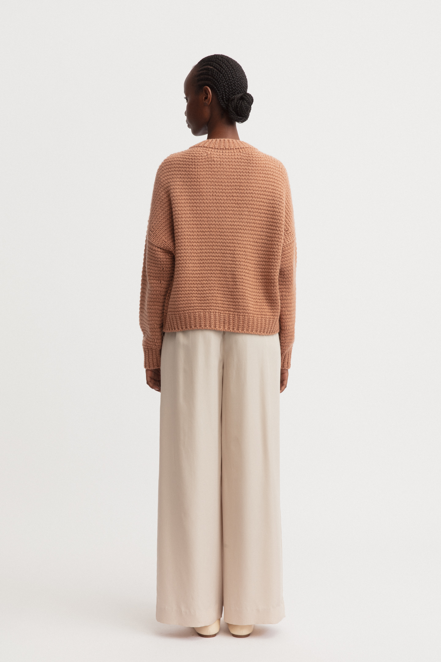 Stonewashed Cashmere Cardigan