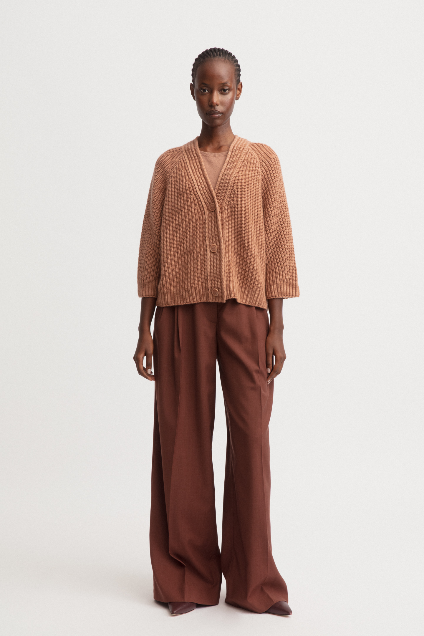 Stonewashed Cashmere Cardigan