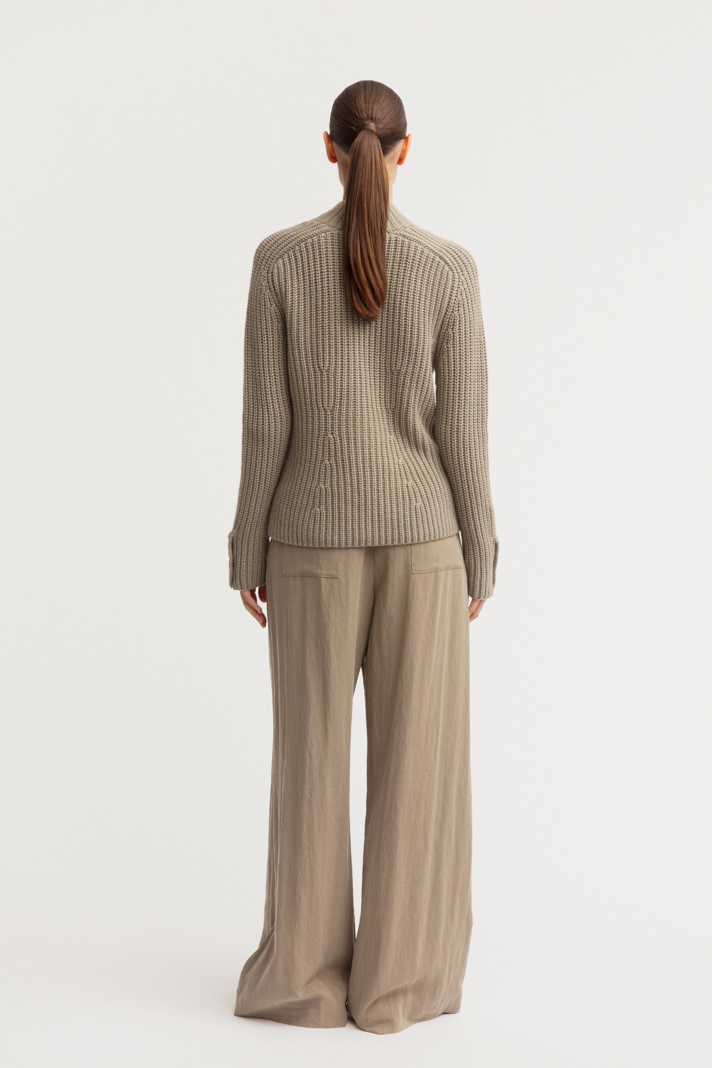 Stonewashed Cashmere Cardigan