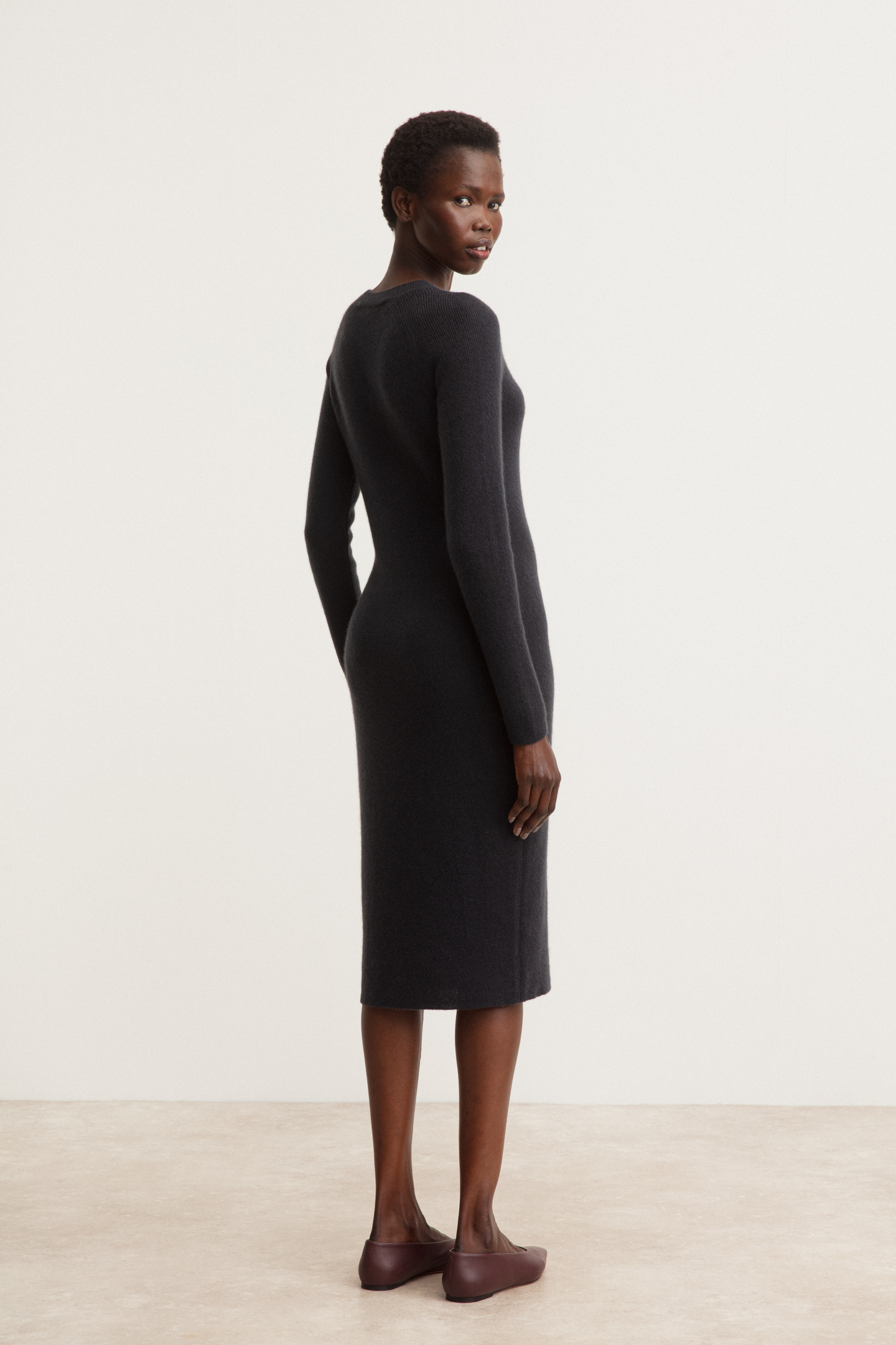 Cashmere-Seide Kleid