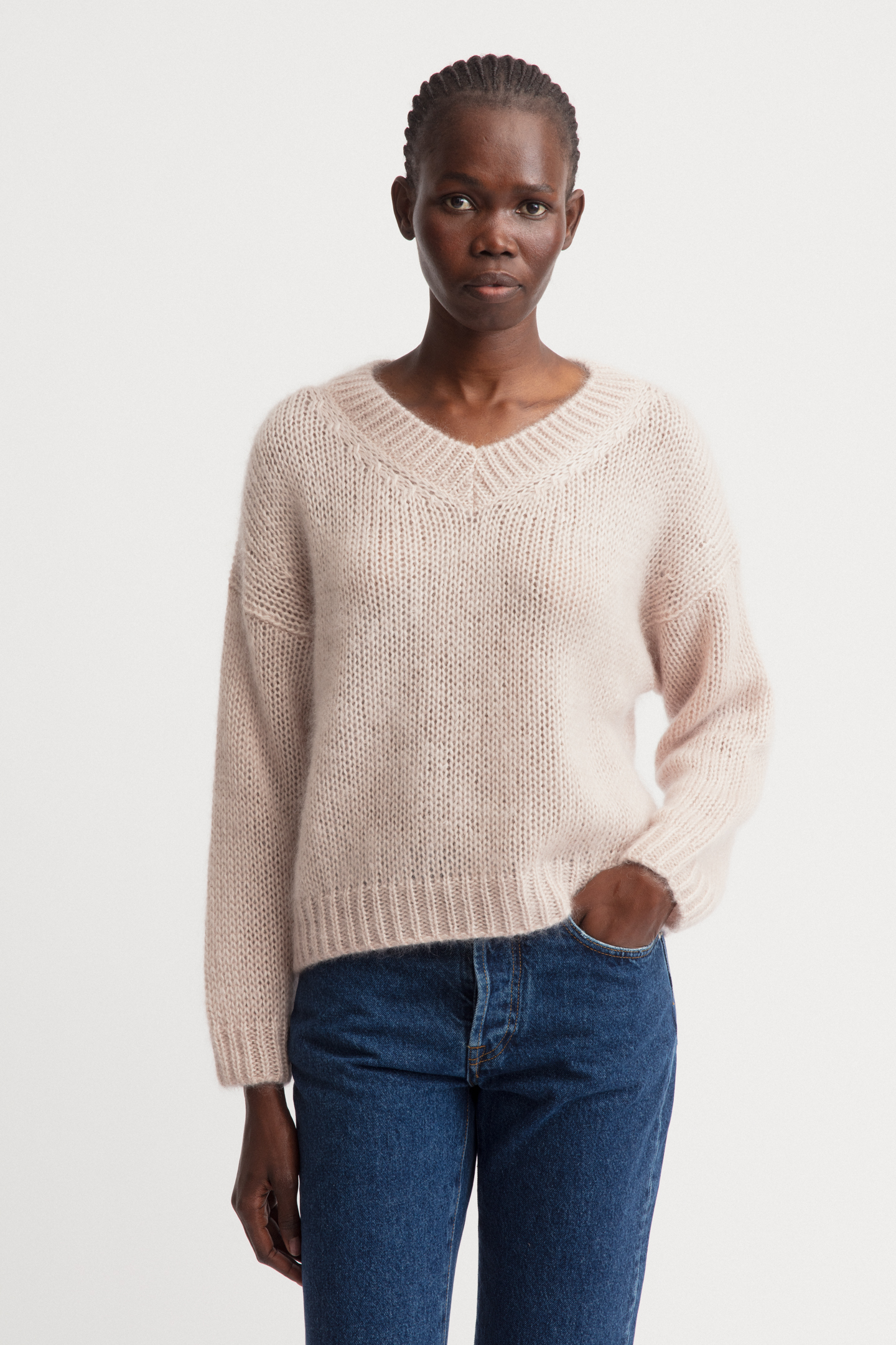 Mohair-Seide Pullover