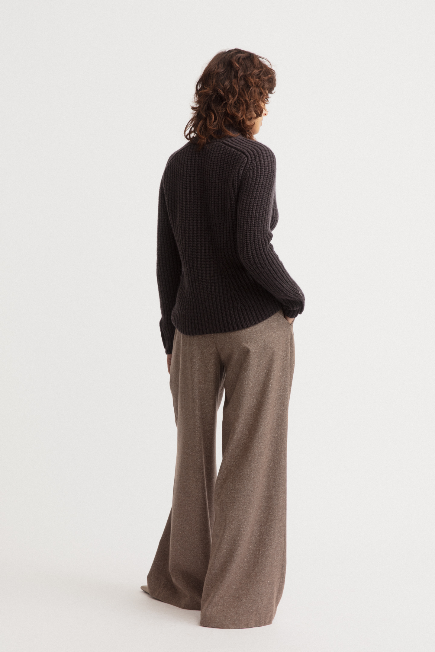 Stonewashed Cashmere Cardigan