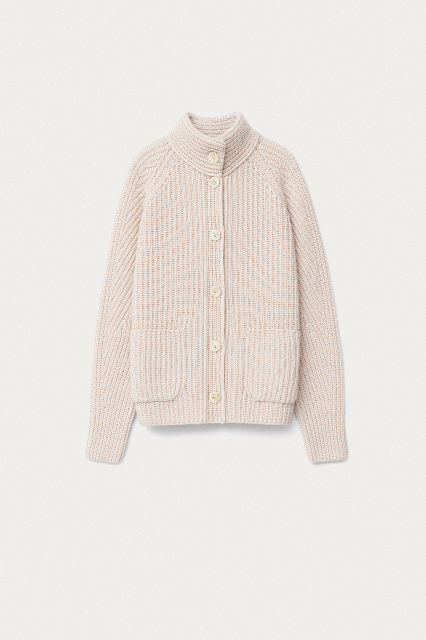 Stonewashed Cashmere Cardigan