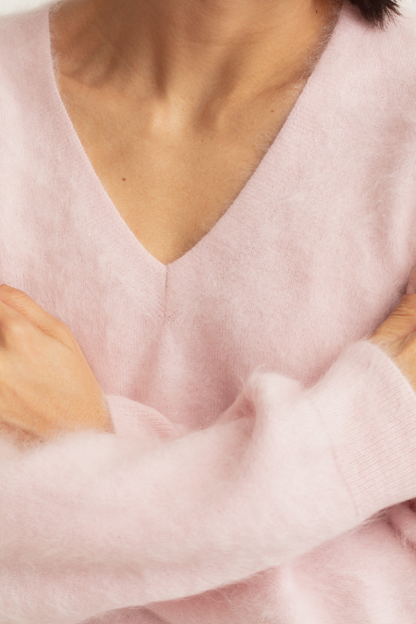 Brushed Cashmere Pullover