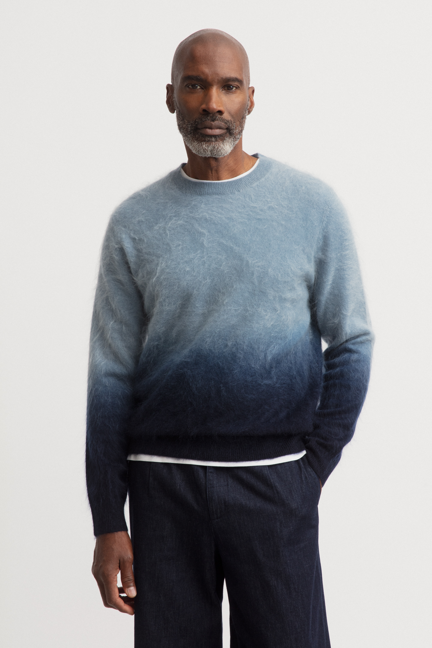 Brushed Cashmere Pullover