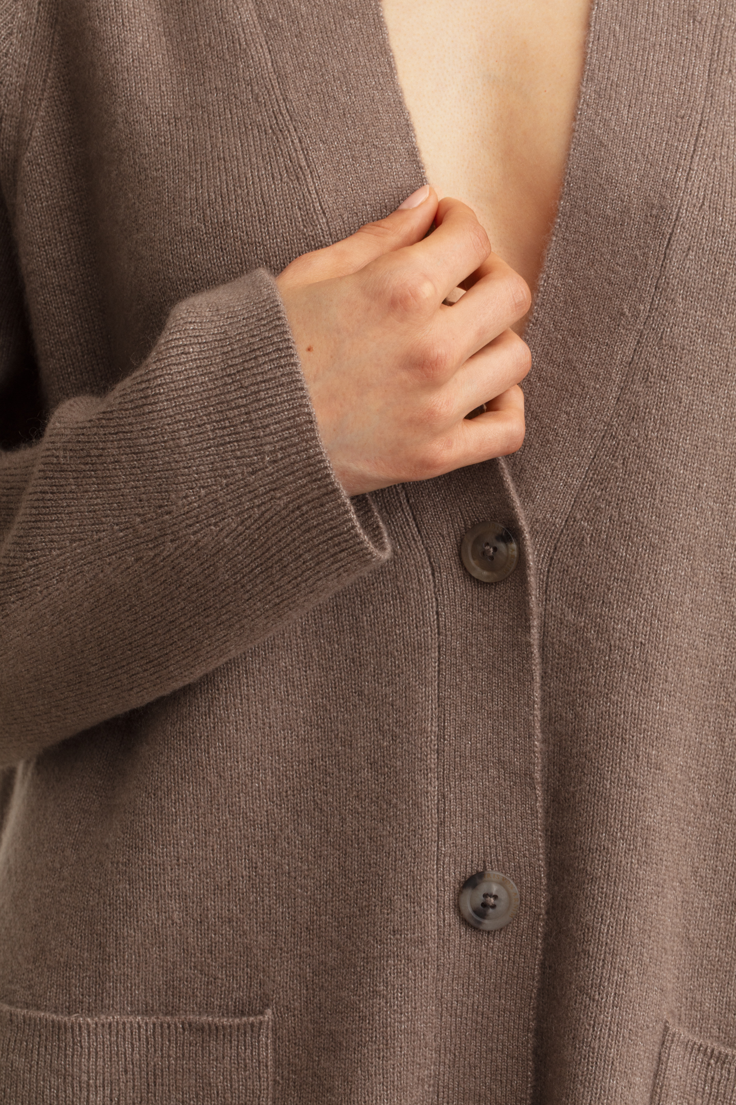 Cashmere-Silk Cardigan