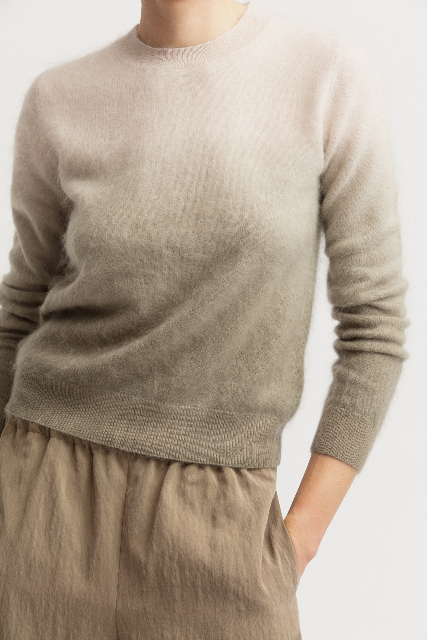 Brushed Cashmere Sweater