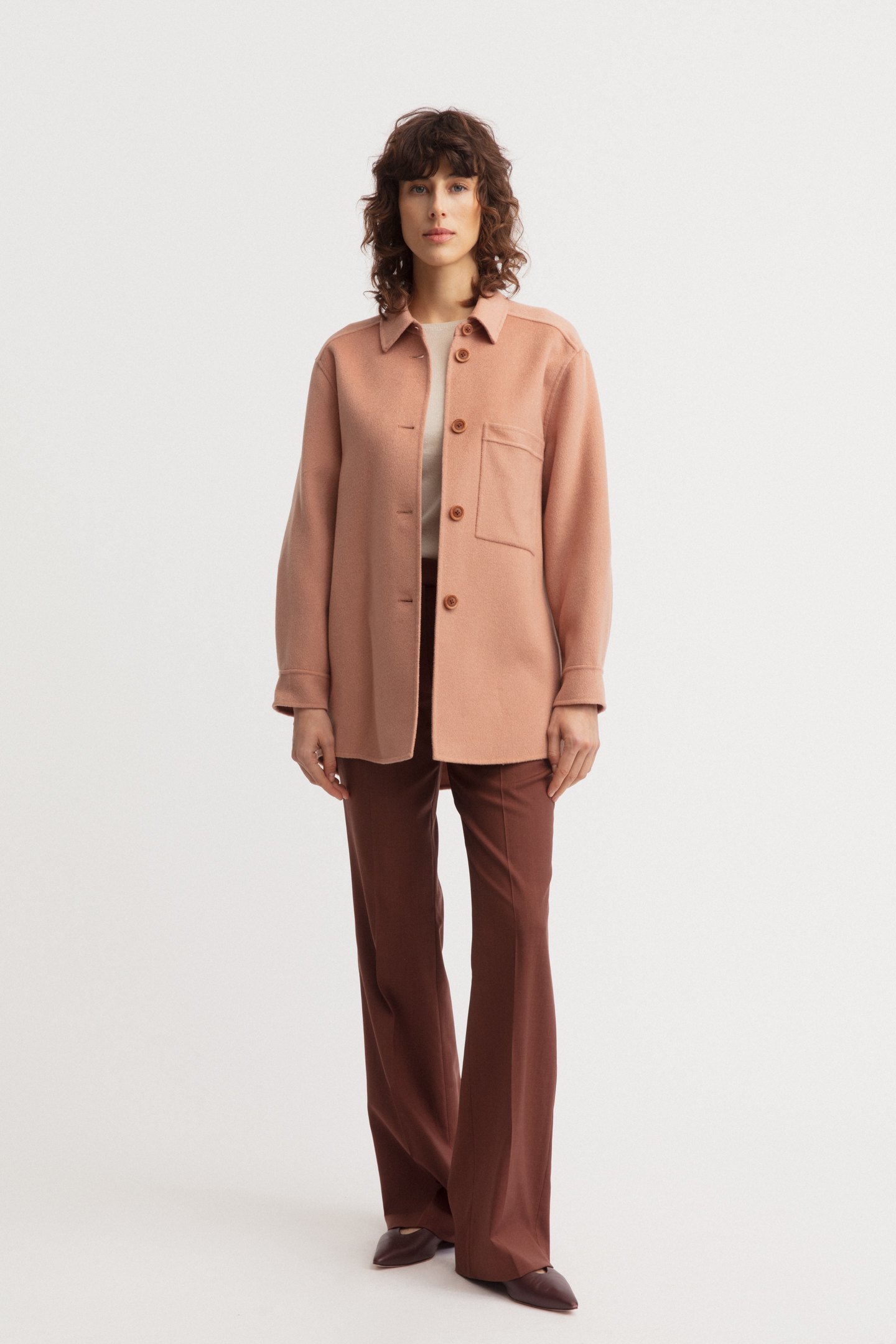 Doubleface Hemdjacke