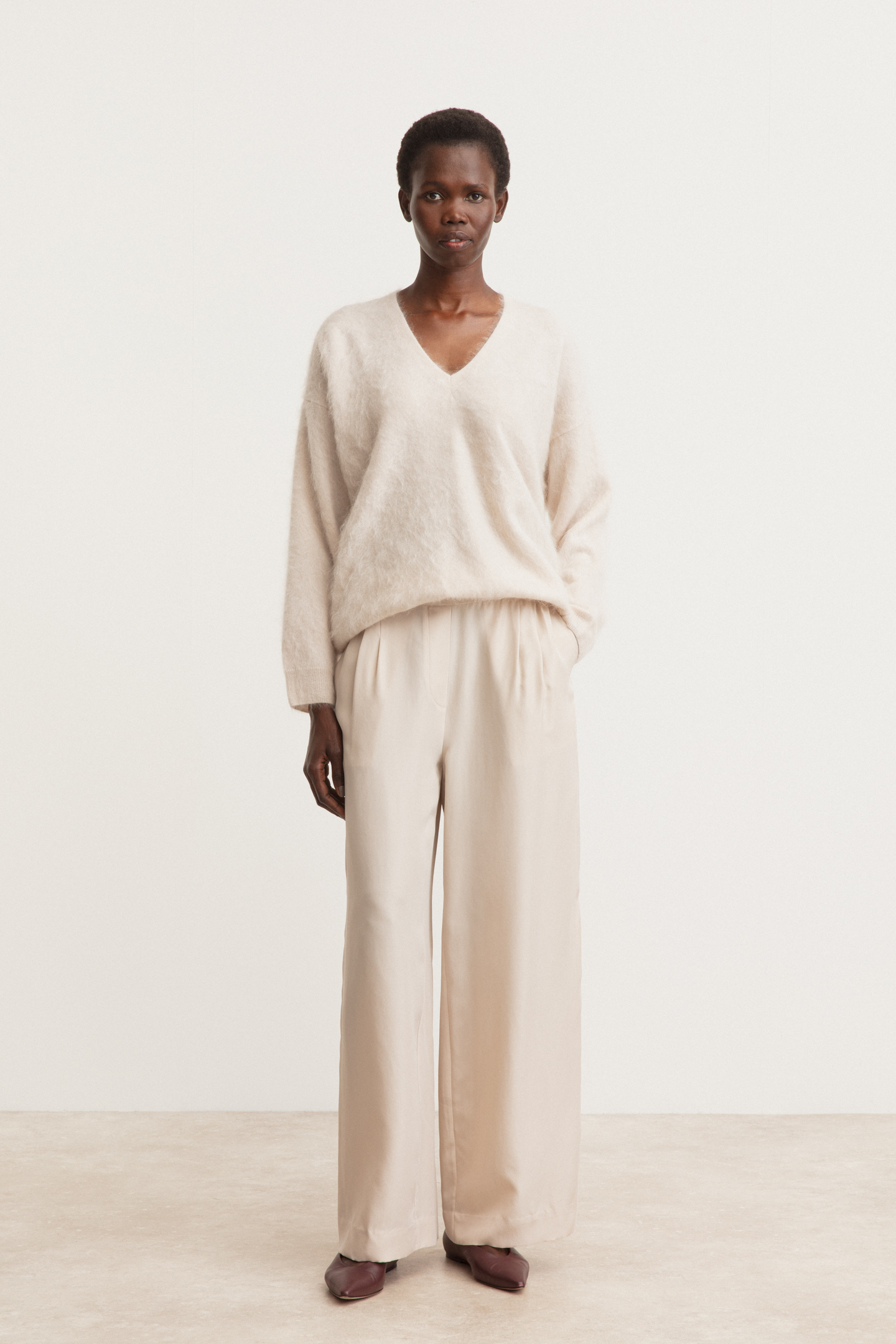 Brushed Cashmere Sweater