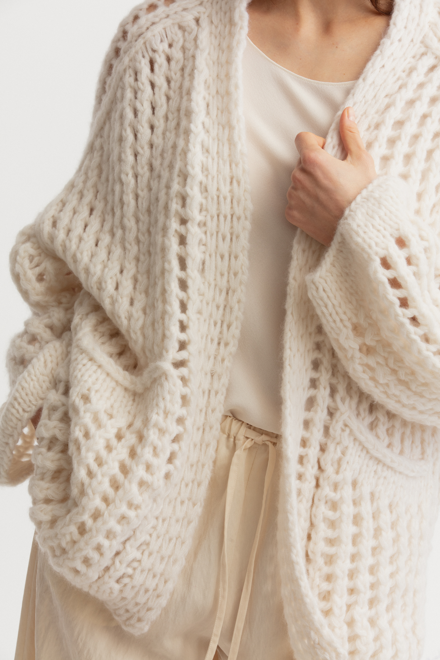Cashmere-Cotton Cardigan