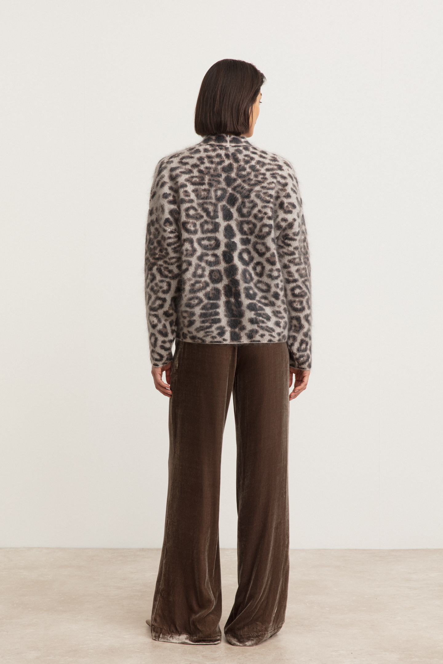 Brushed Cashmere Cardigan