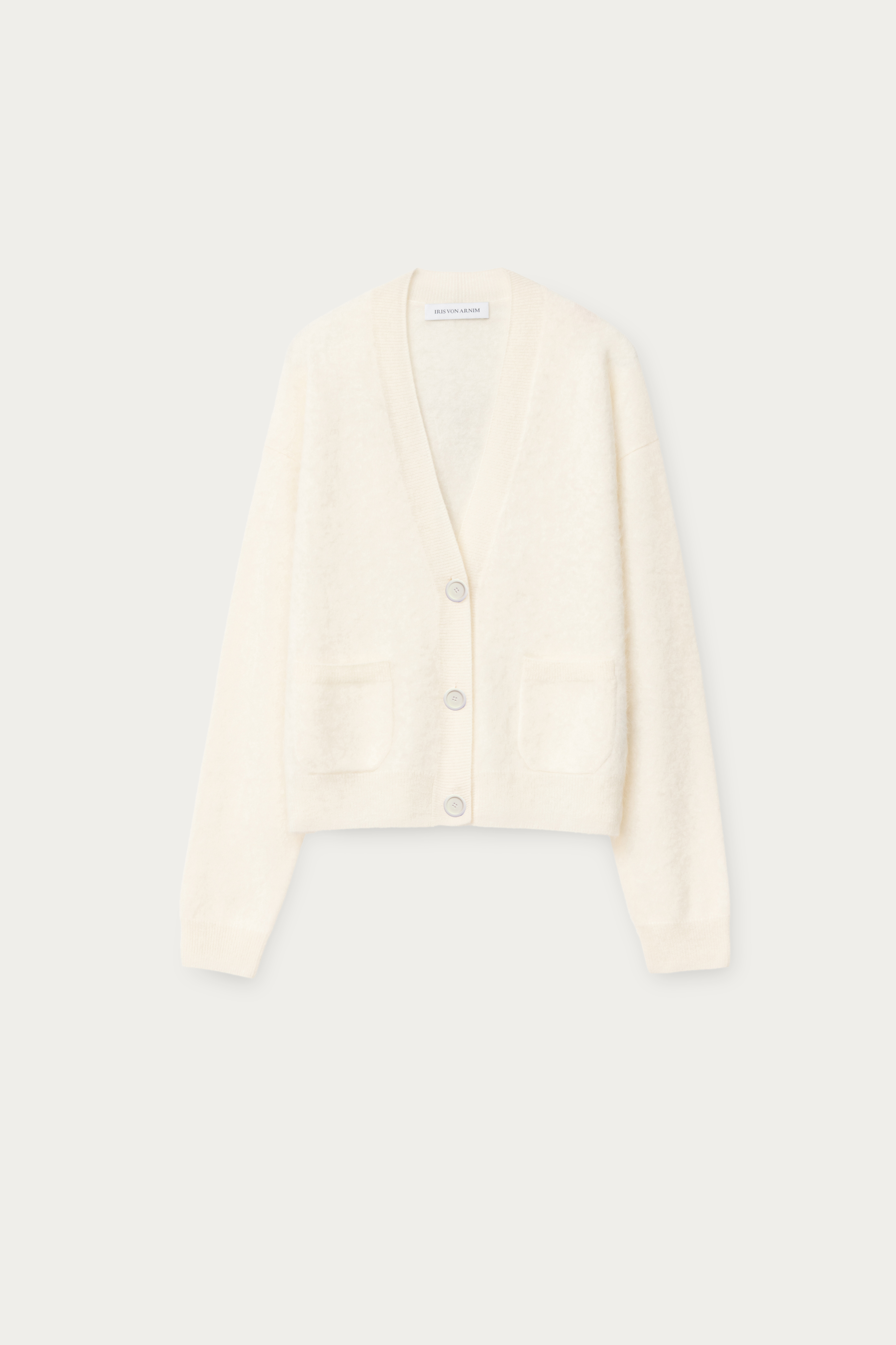 Brushed Cashmere Cardigan