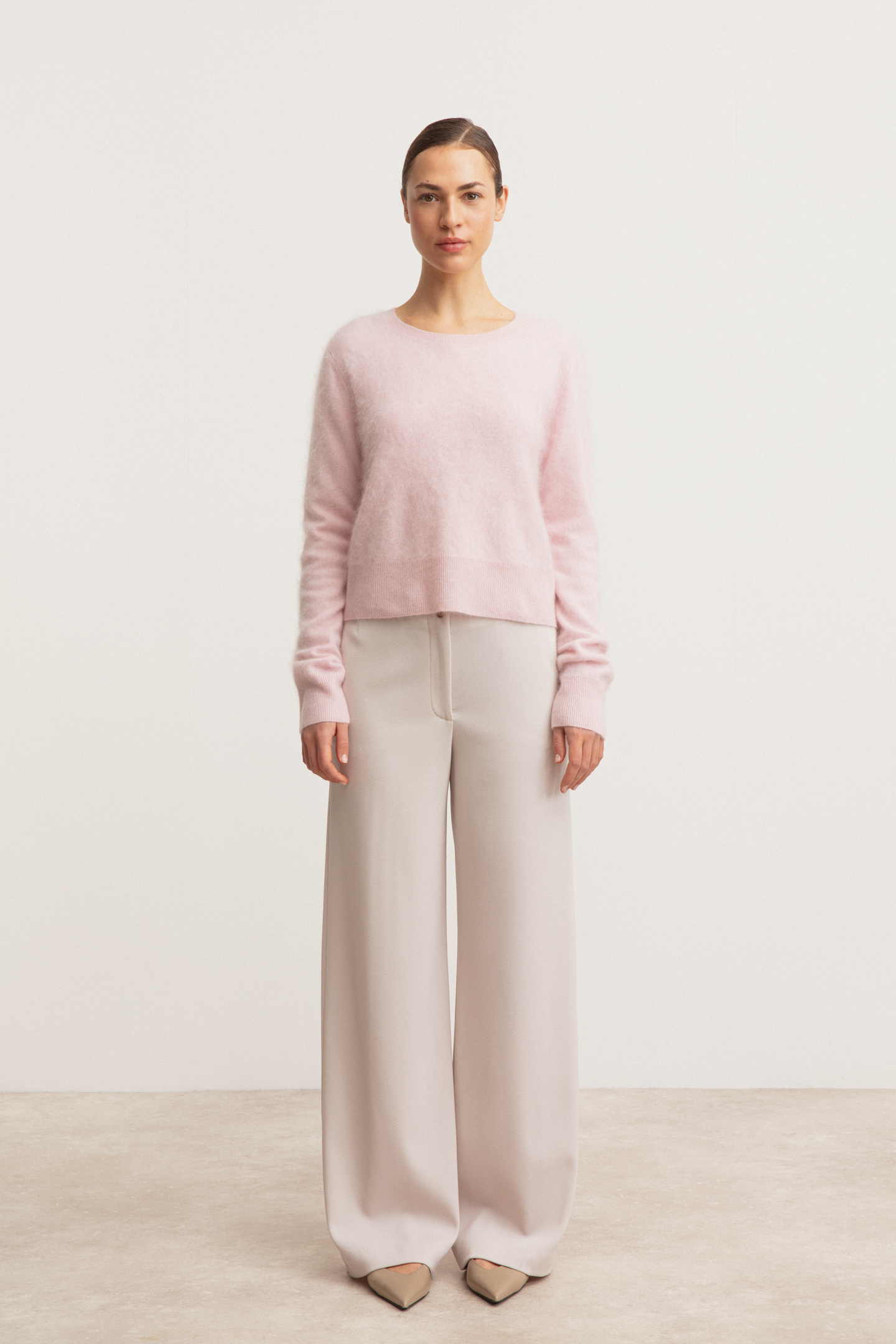 Brushed Cashmere Pullover