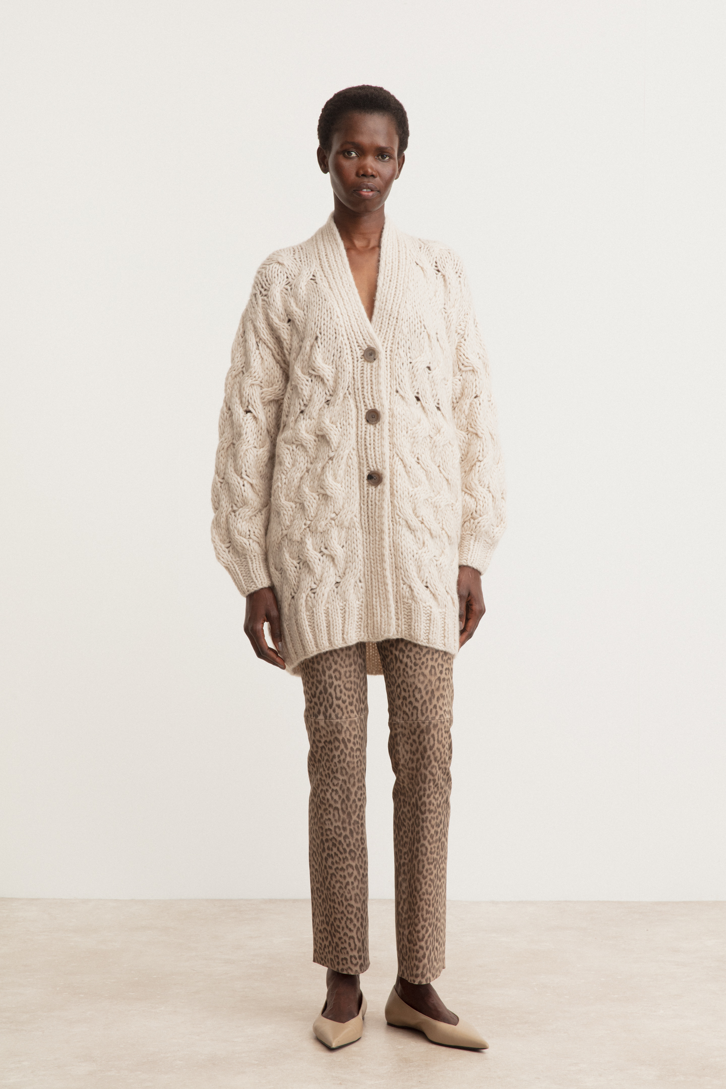 Cashmere-Seide Mantel