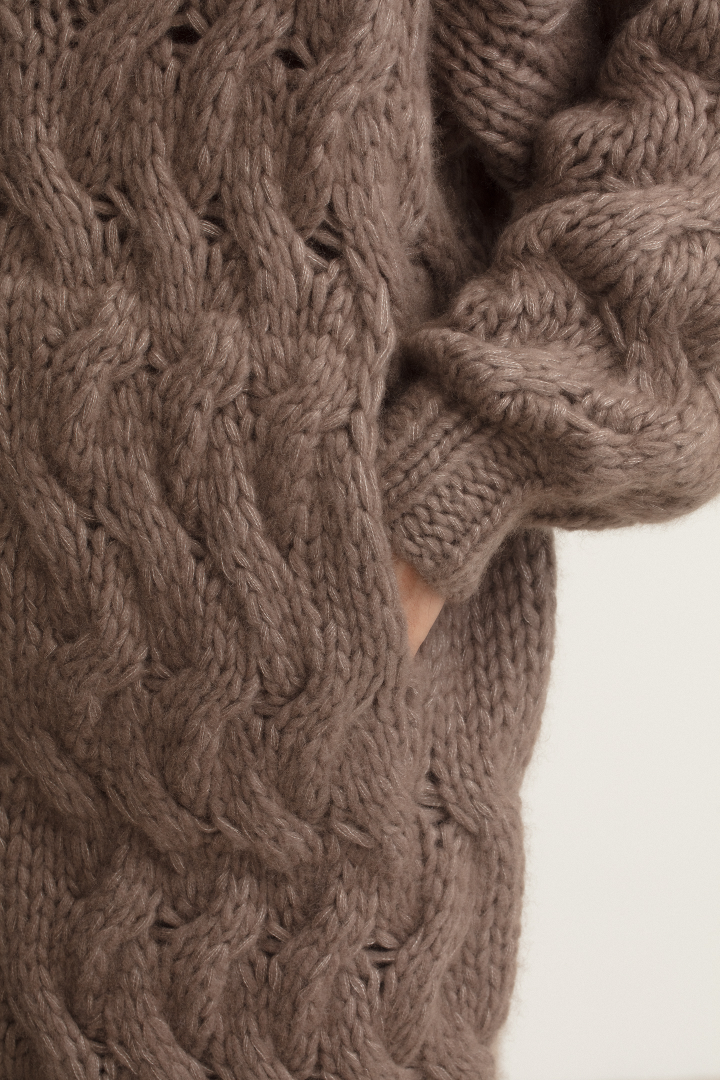 Cashmere-Seide Mantel