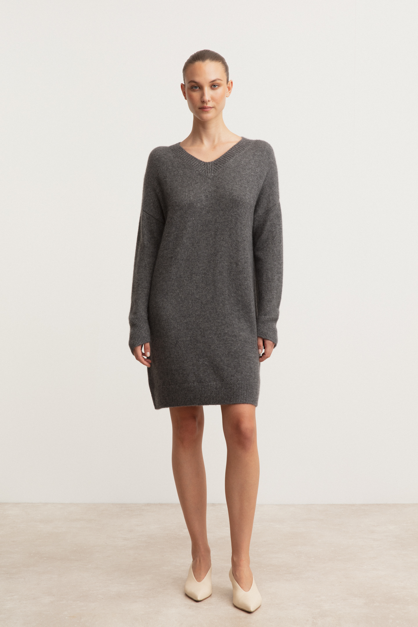 Cashmere-Seide Kleid