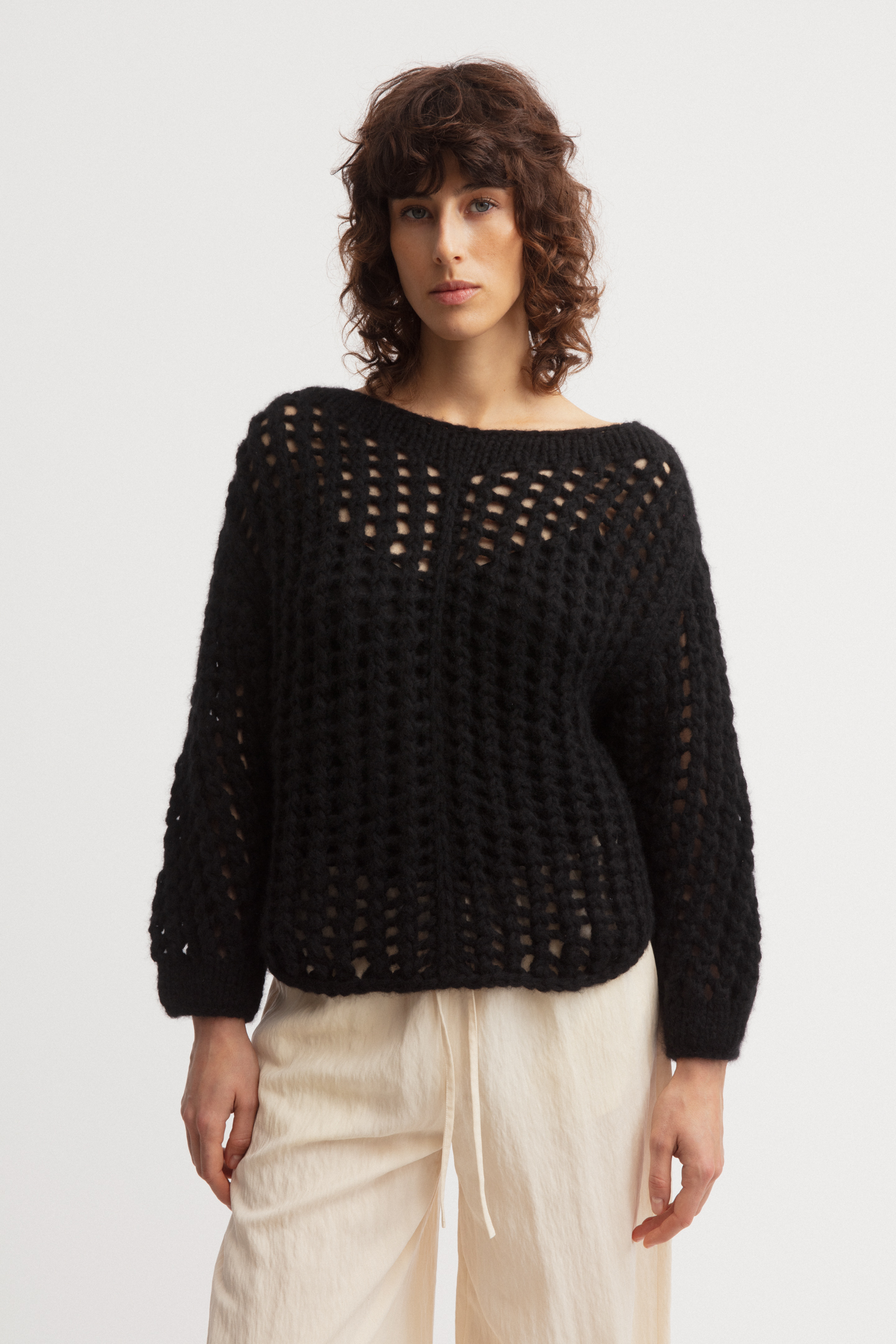 Cashmere-Baumwolle Pullover