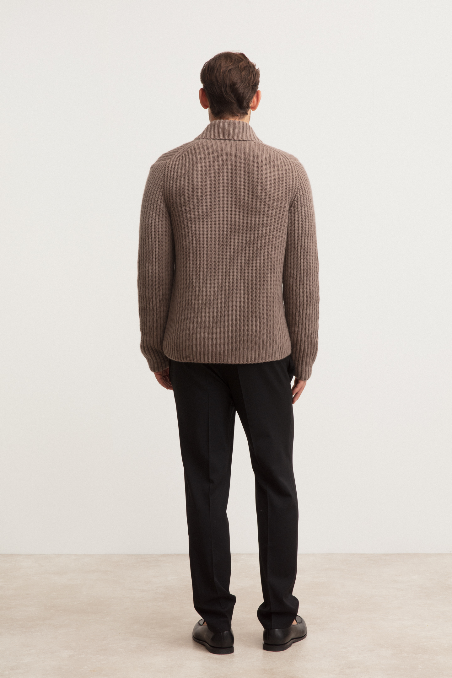 Stonewashed Cashmere Cardigan