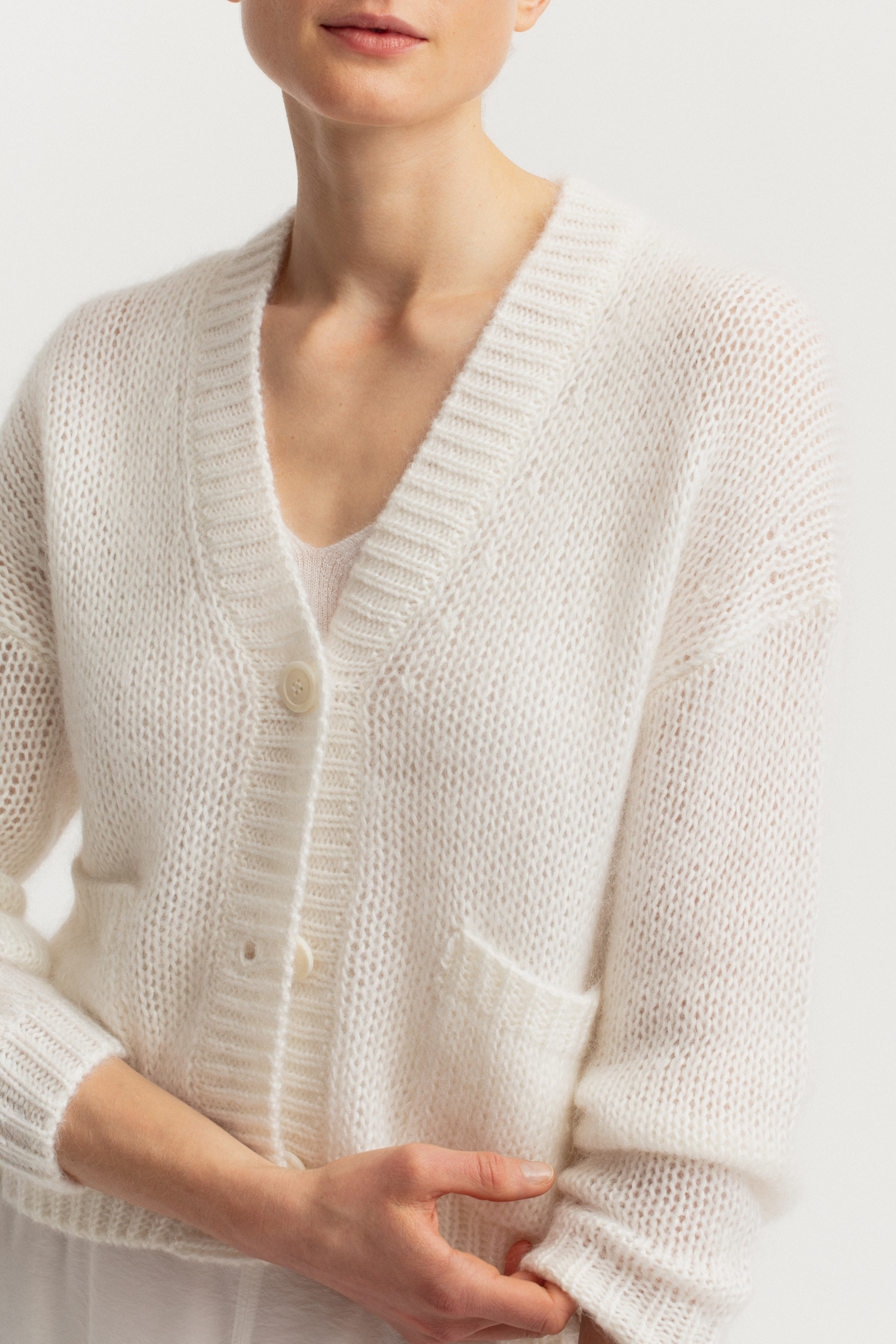 Mohair-Silk Cardigan