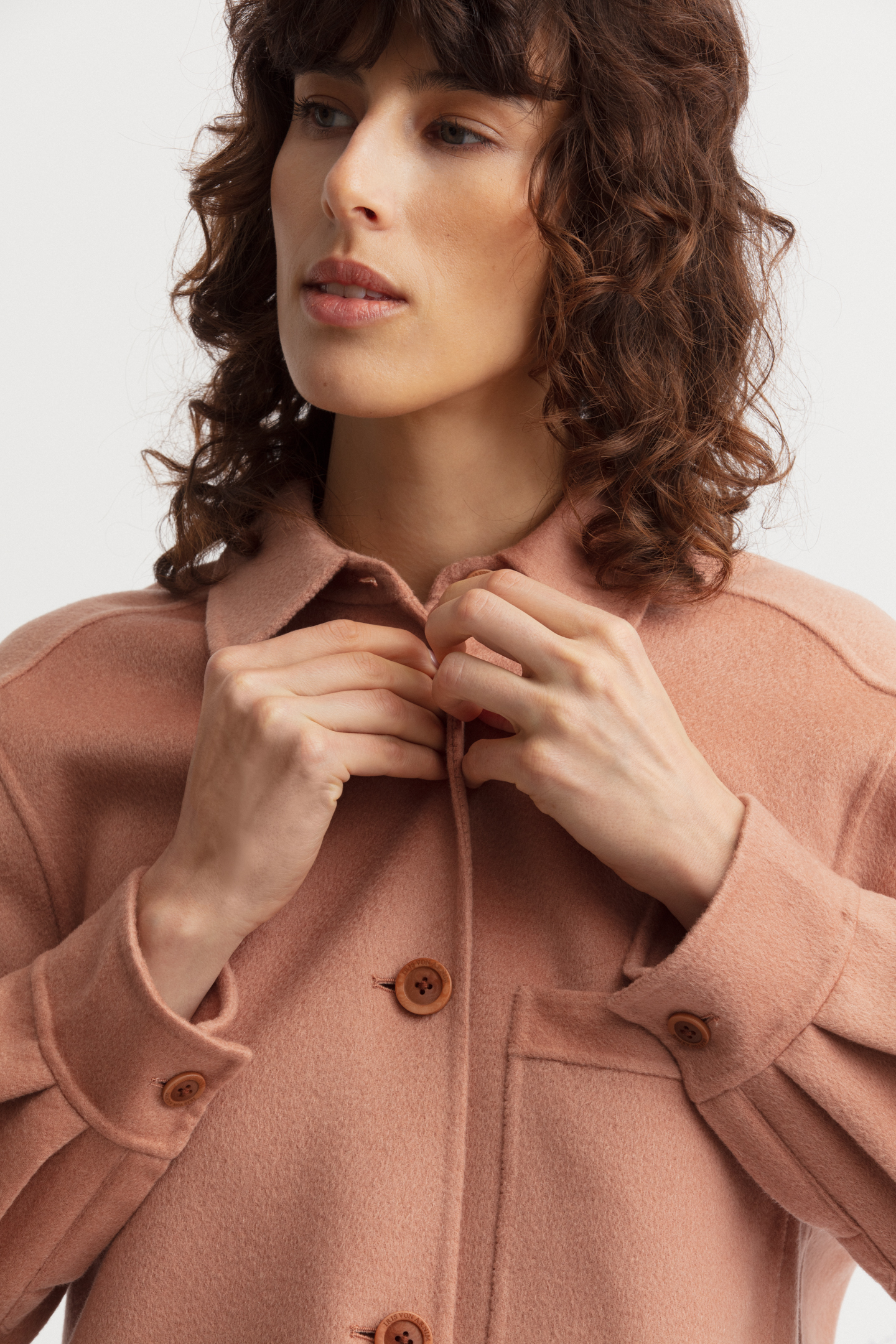 Doubleface Hemdjacke