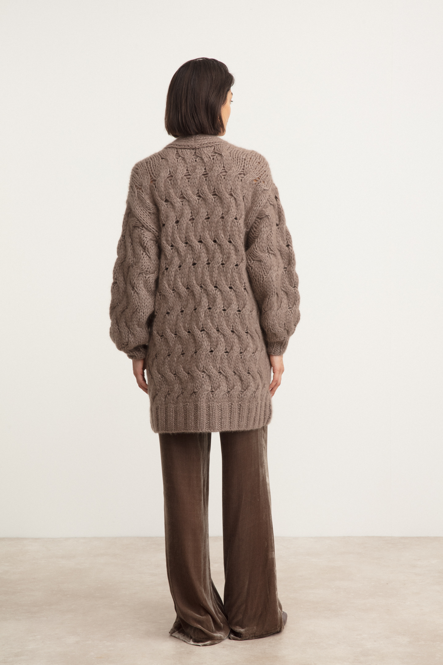 Cashmere-Seide Mantel