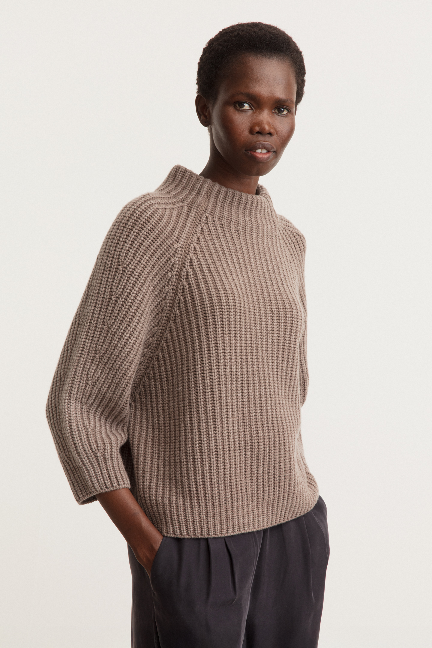 Stonewashed Cashmere Pullover