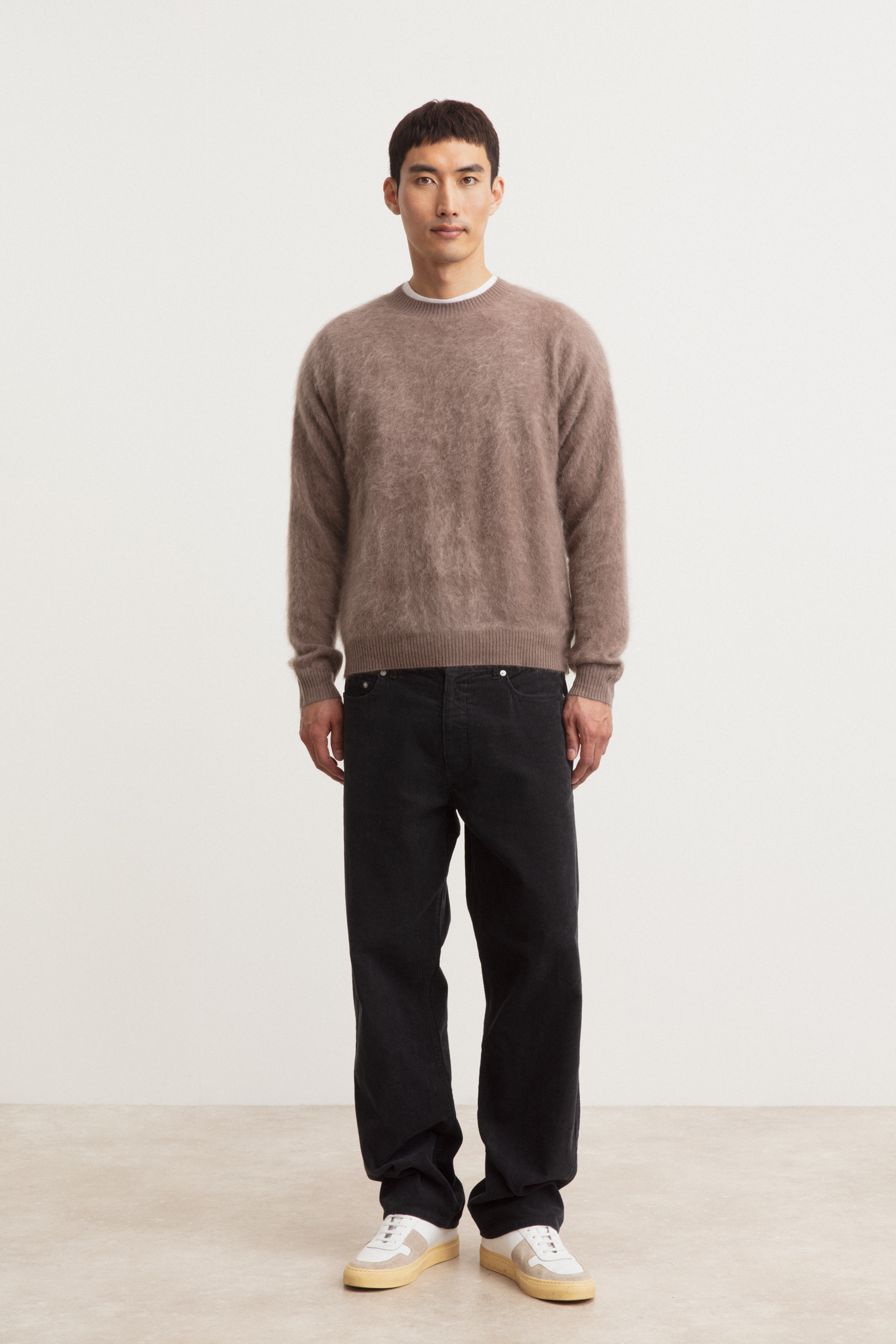 Brushed Cashmere Pullover