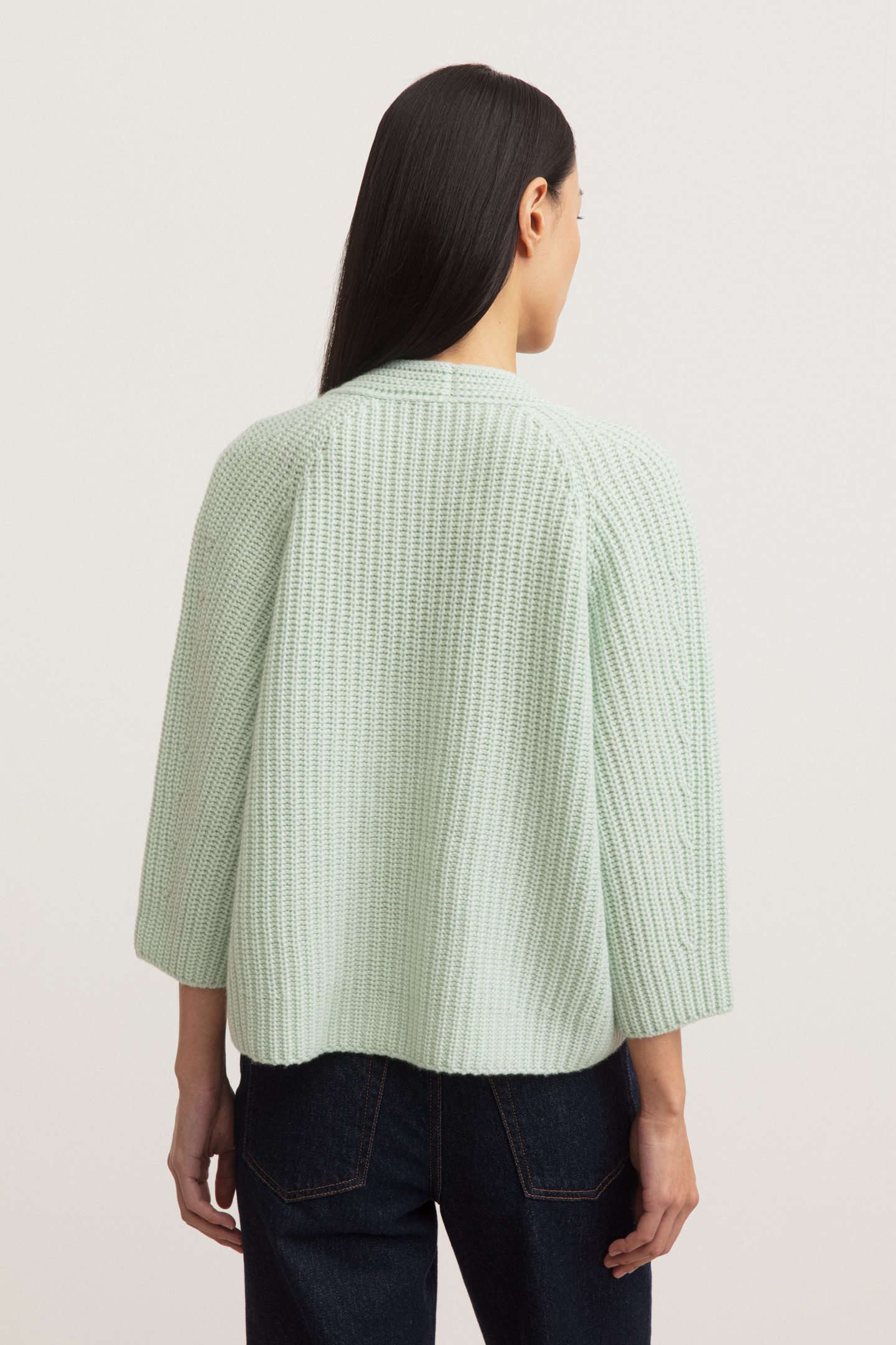 Stonewashed Cashmere Cardigan