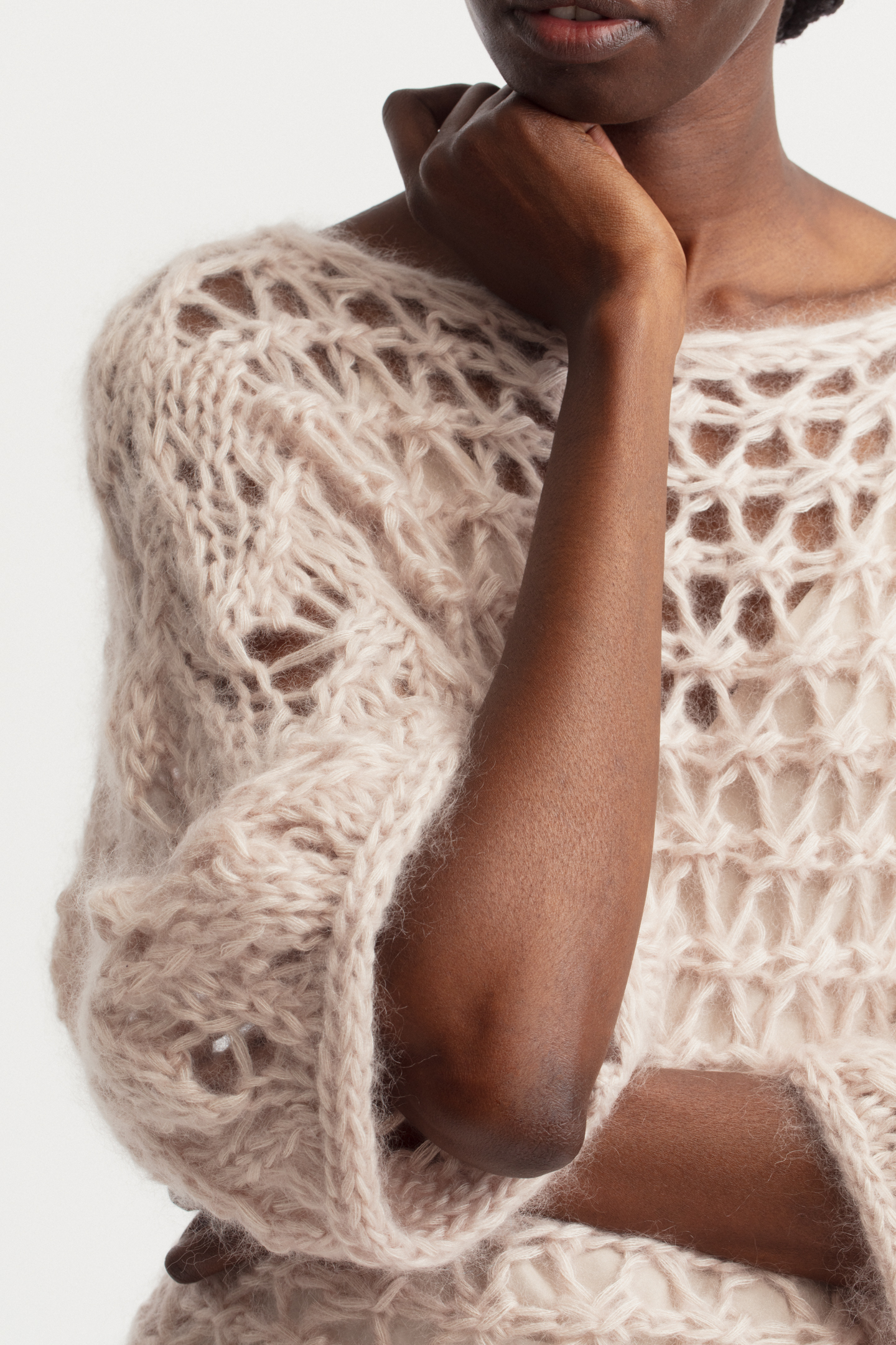 Mohair-Seide Pullover