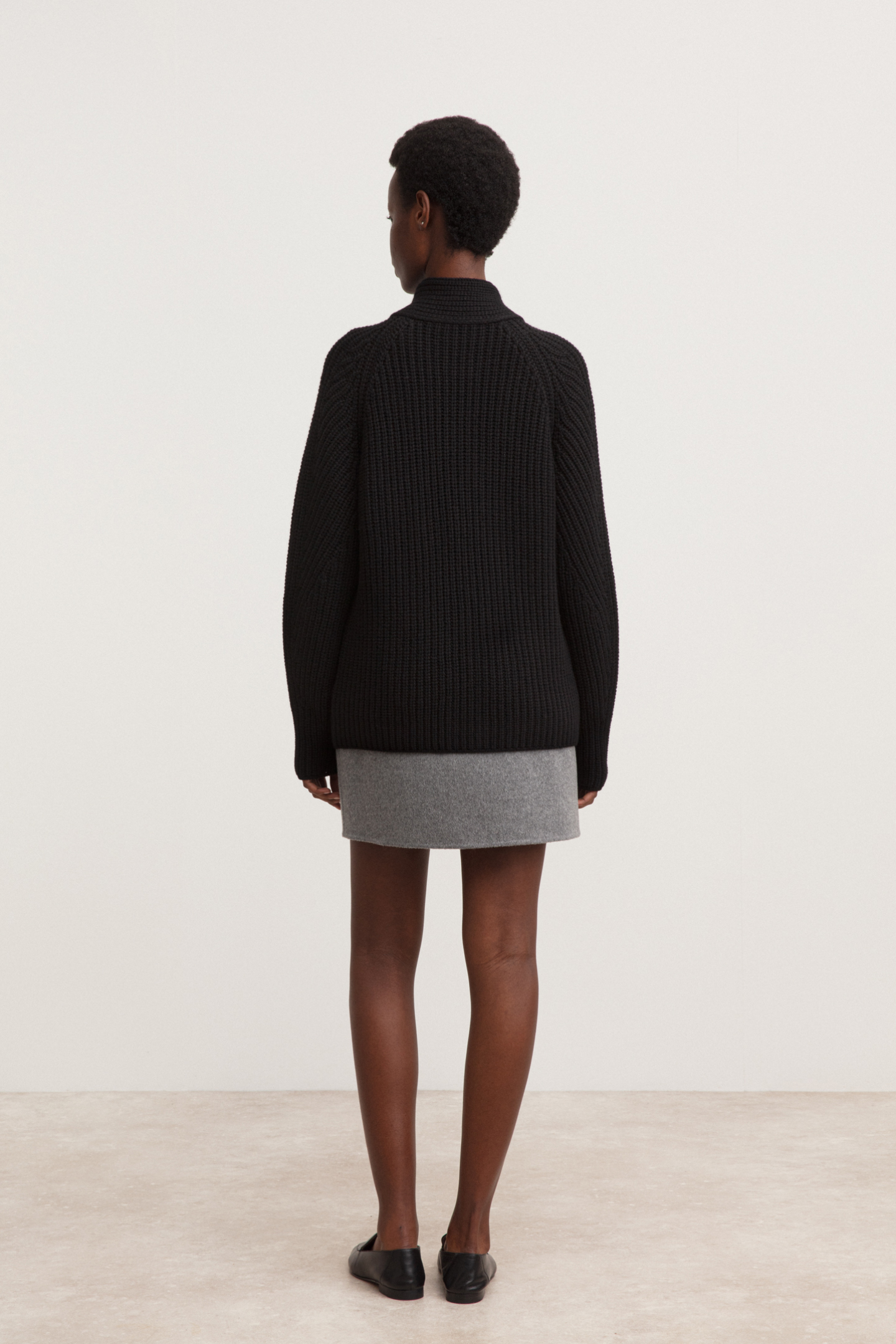 Stonewashed Cashmere Cardigan