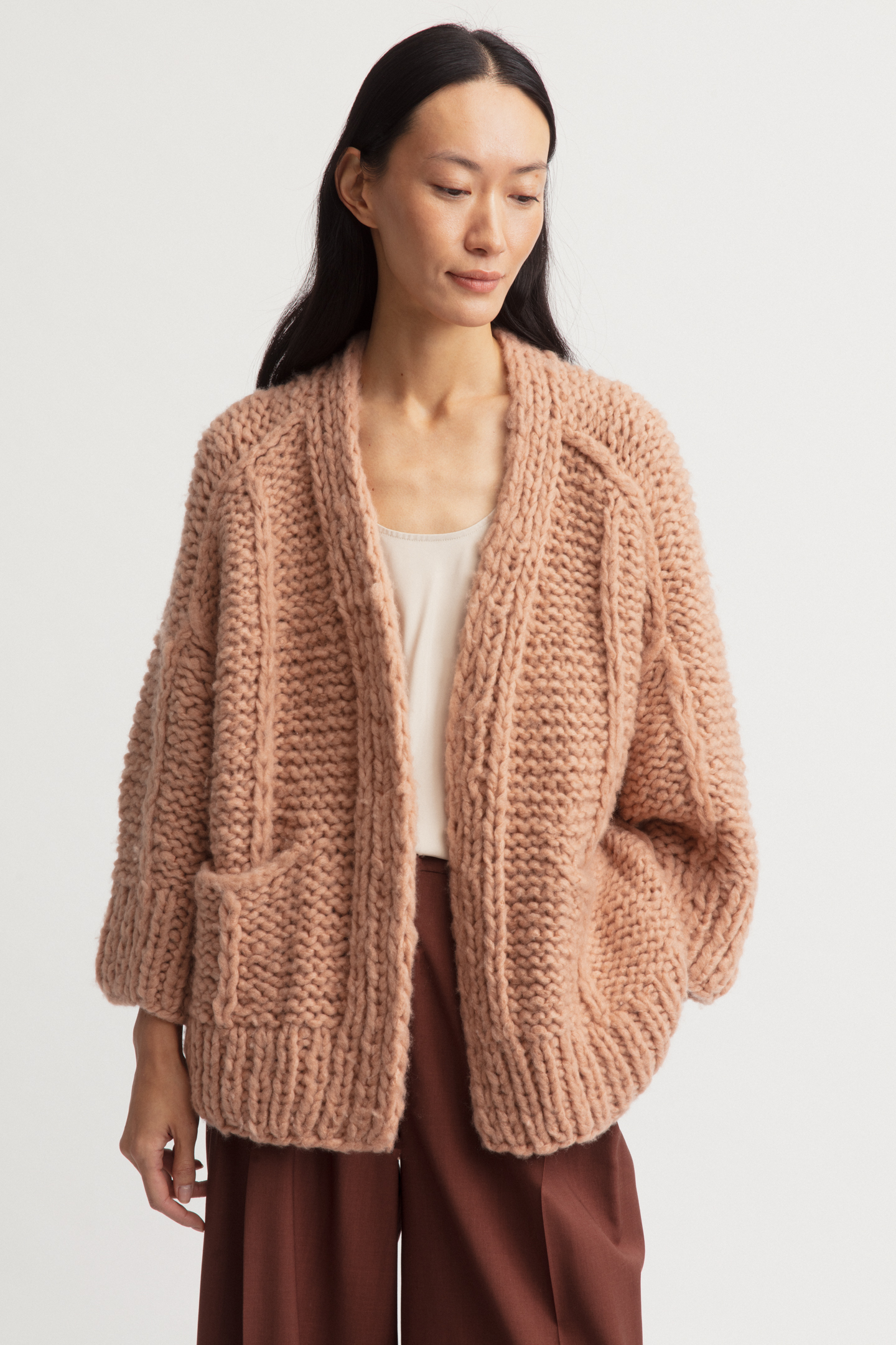 Cashmere Handstrick Cardigan