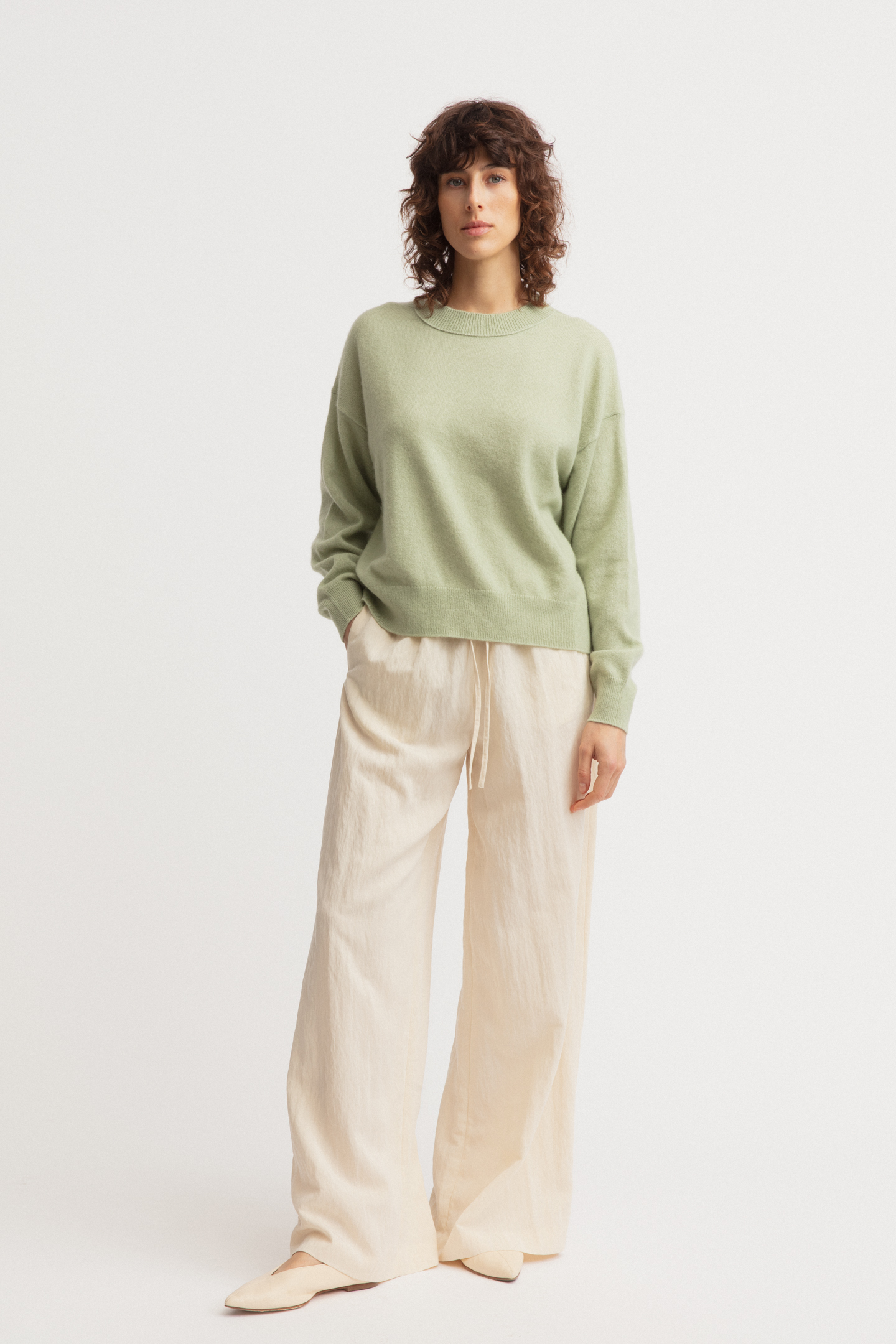 Cashmere-Cotton Sweater