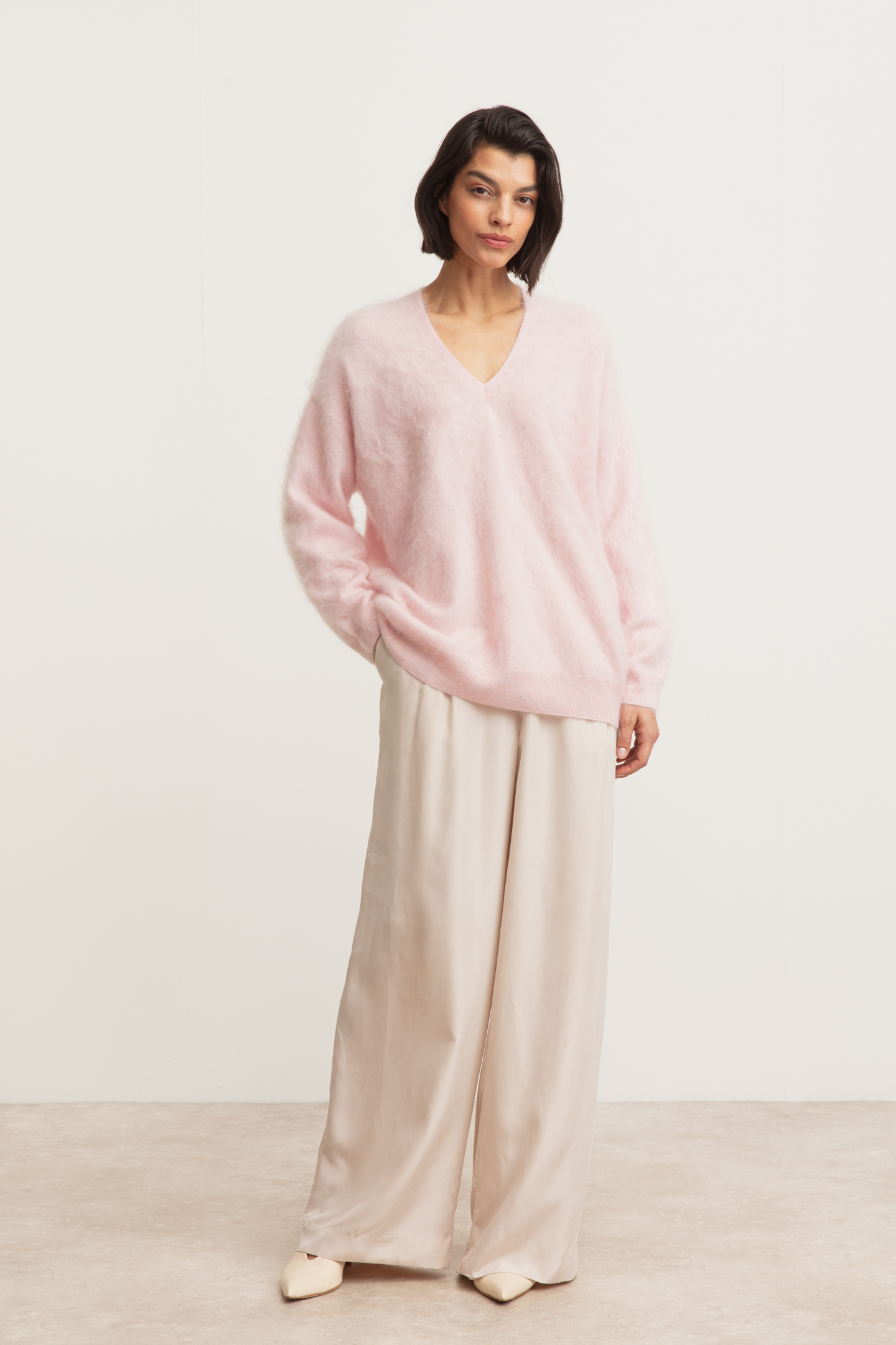 Brushed Cashmere Pullover