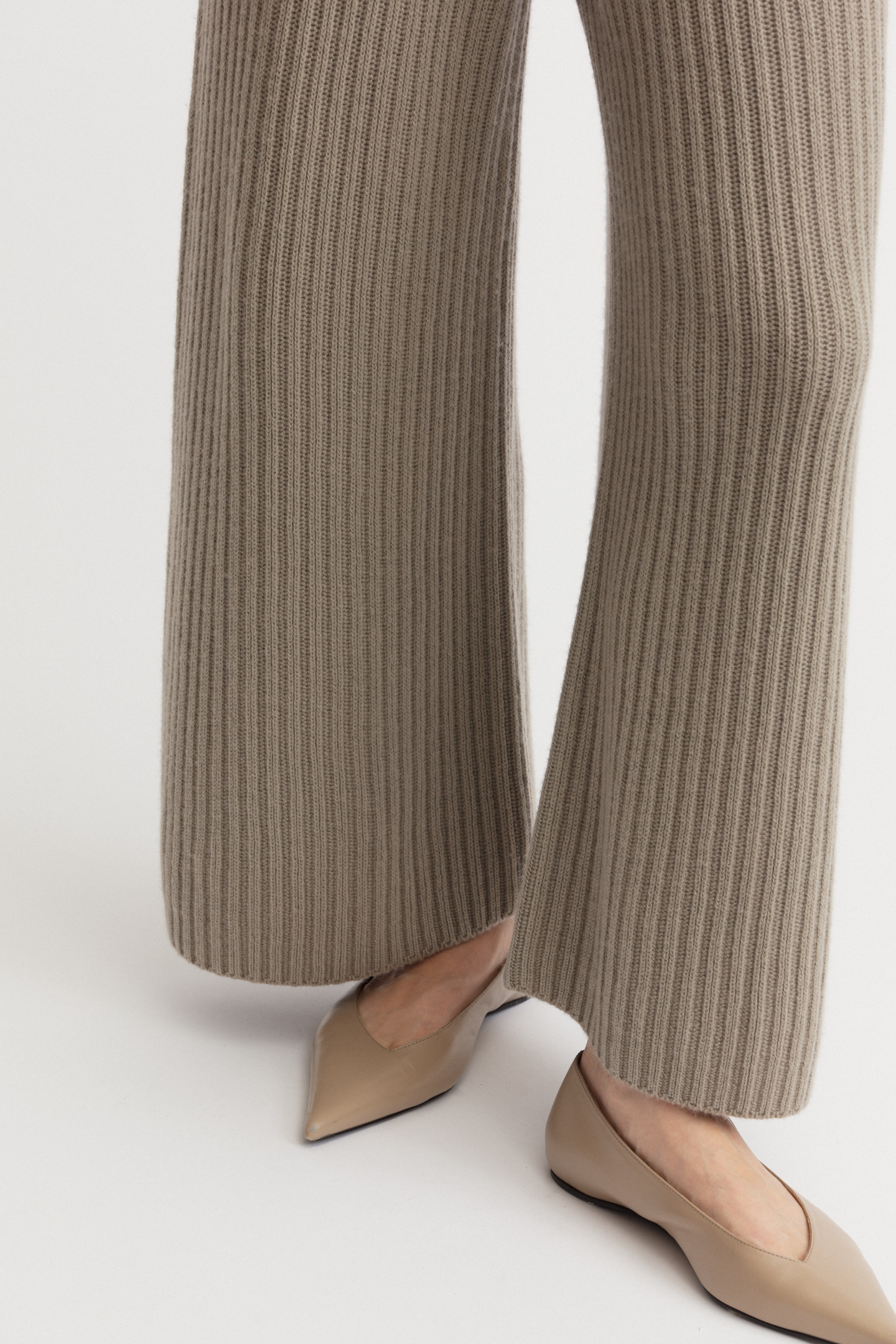 Stonewashed Cashmere Trousers
