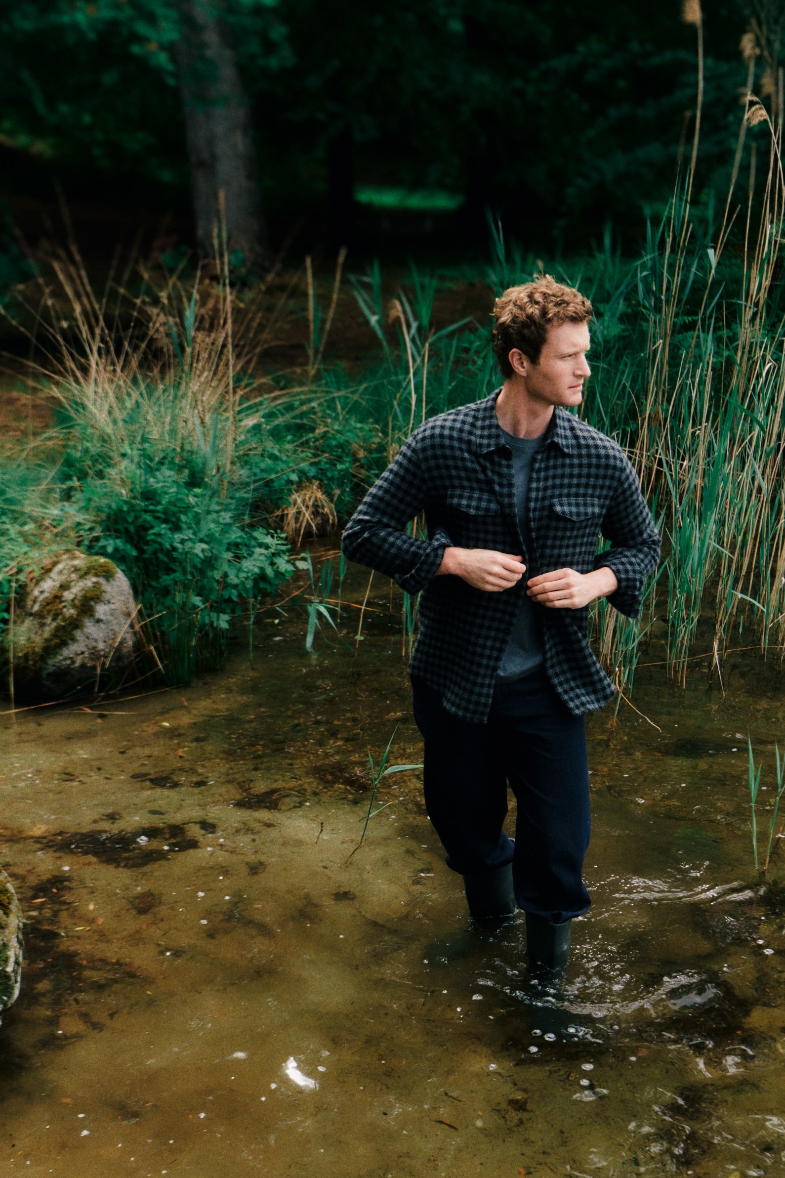 Shirt made from cashmere