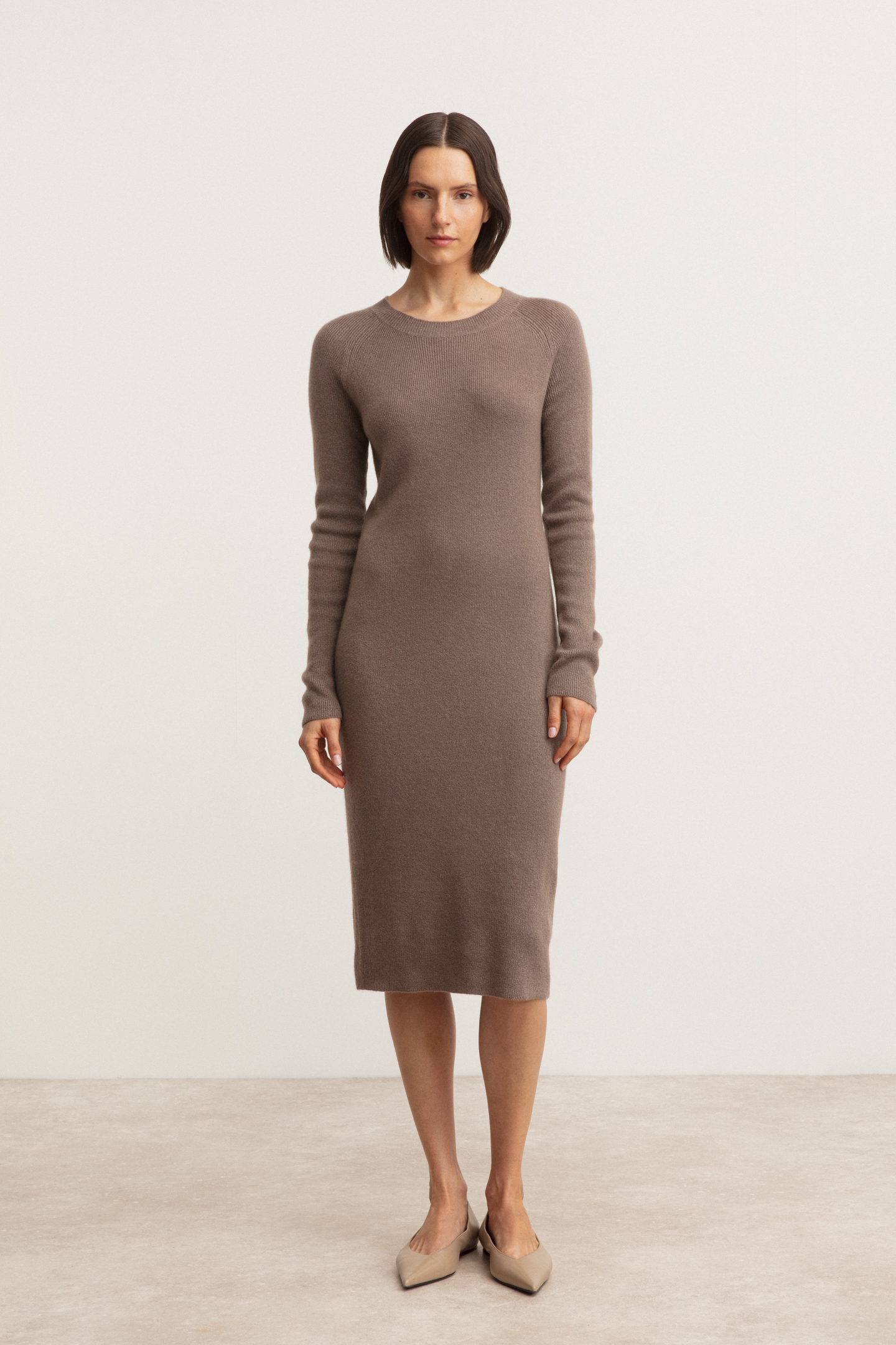 Cashmere-Seide Kleid