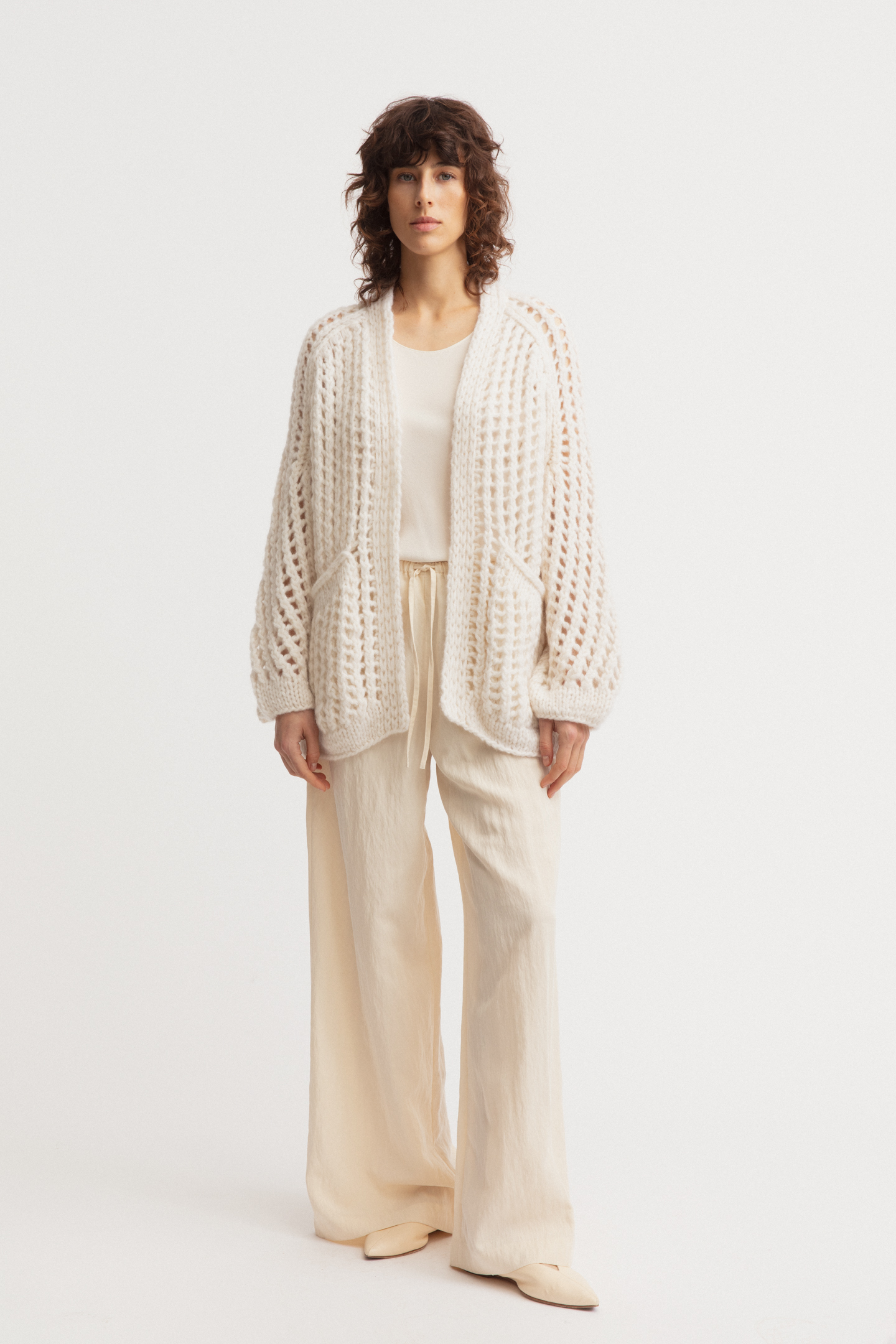 Cashmere-Cotton Cardigan