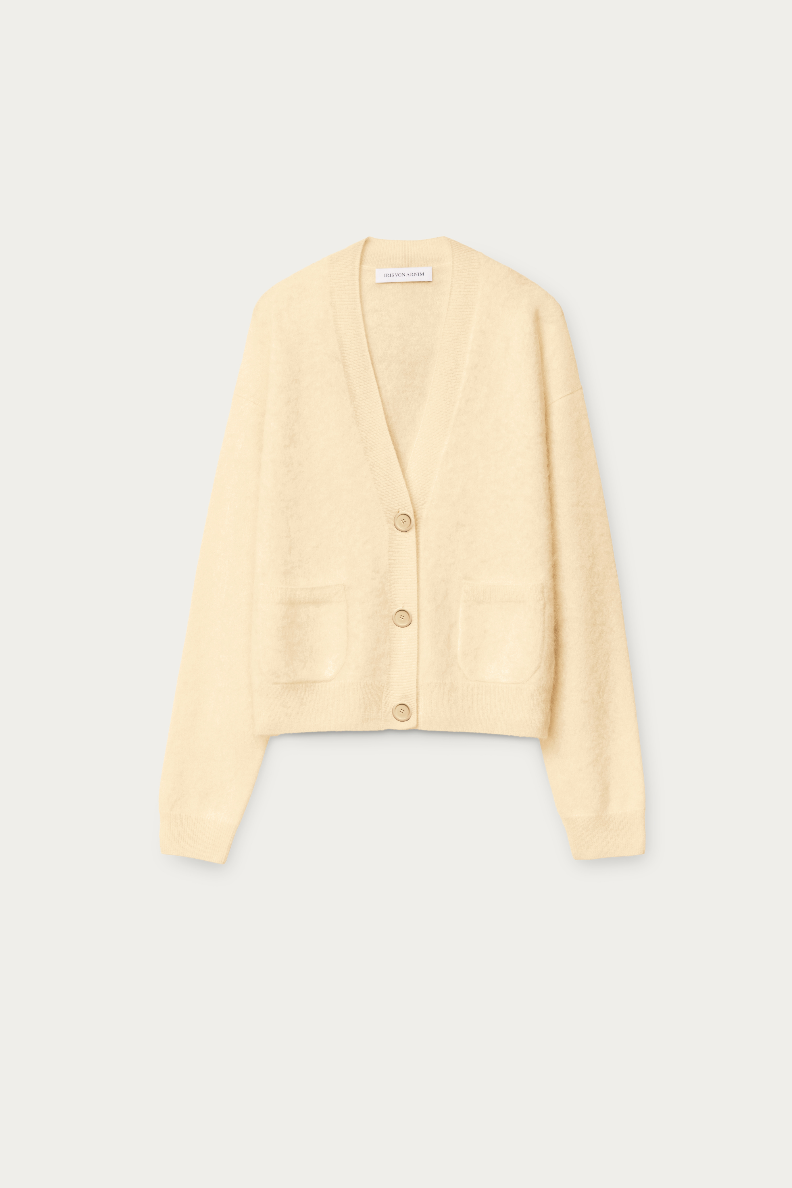 Brushed Cashmere Cardigan