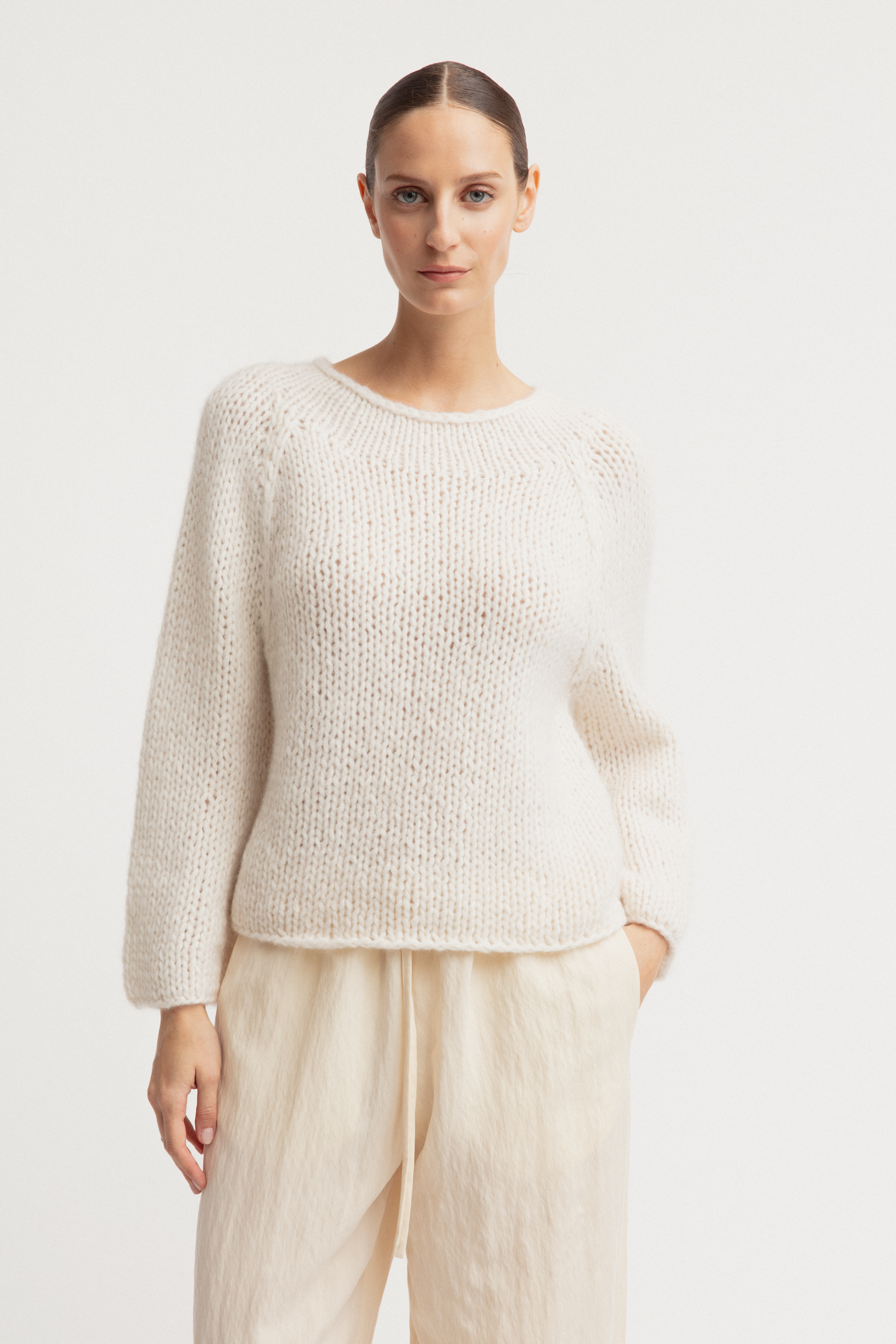 Cashmere-Baumwolle Pullover