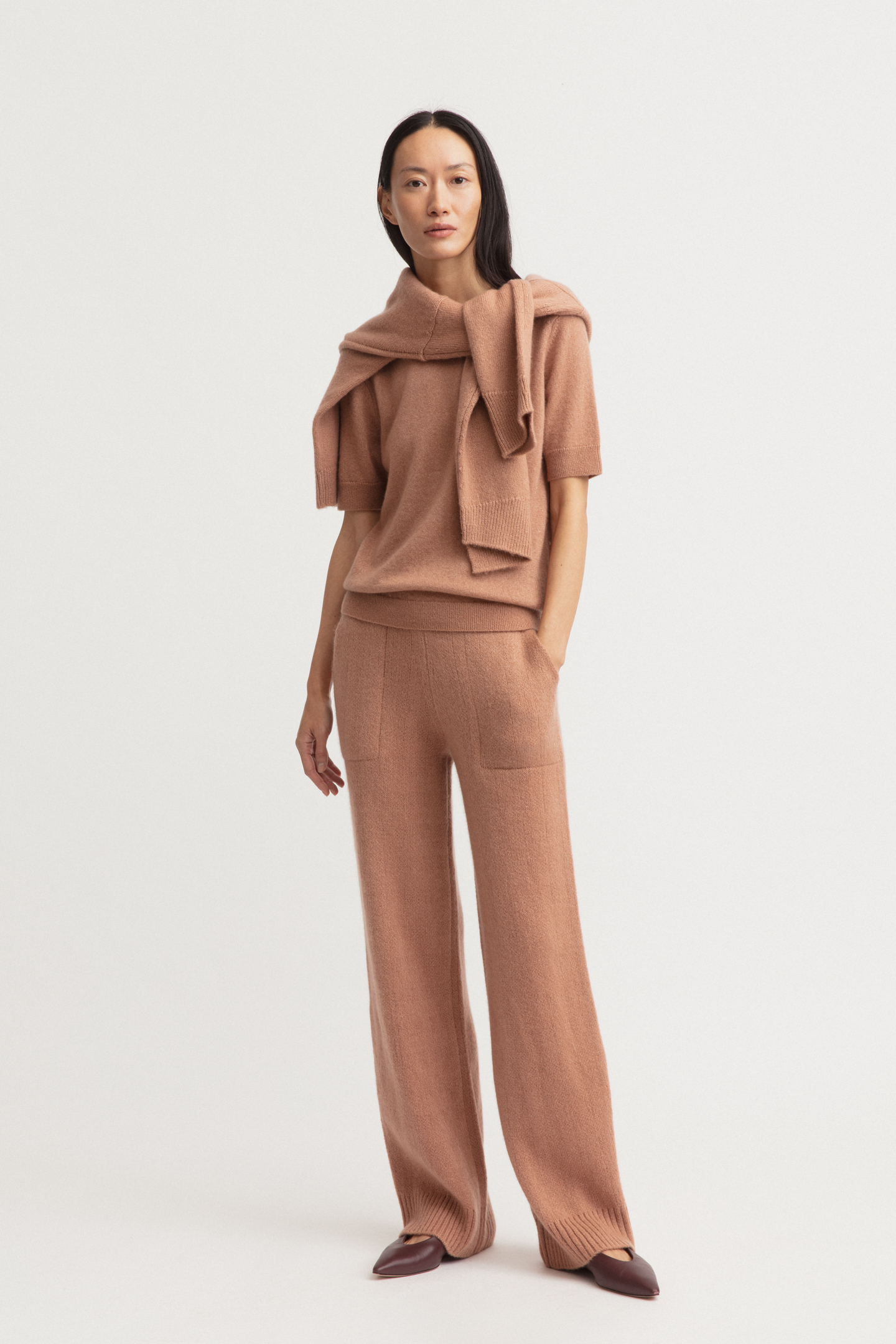 Cashmere-Silk Trousers